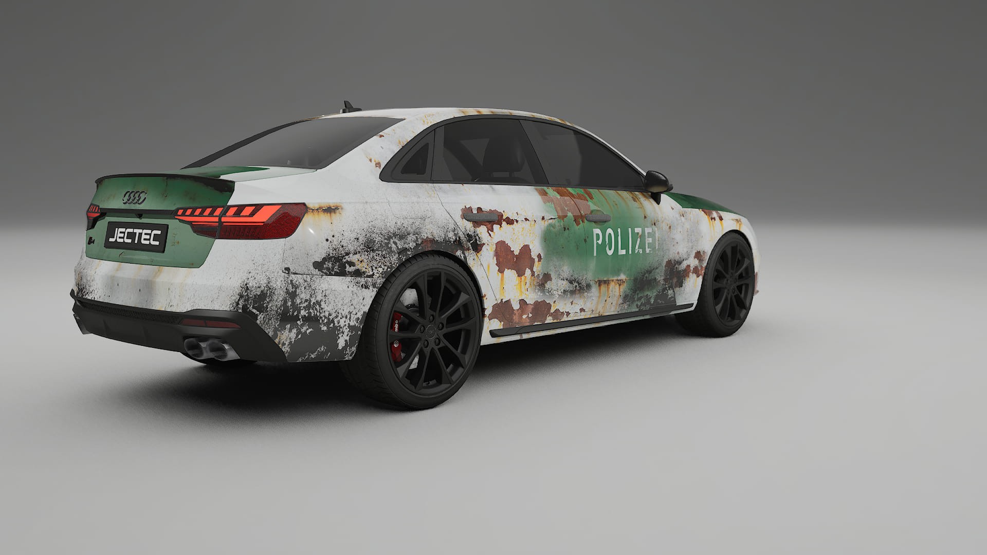 Audi S4 Sedan B9 facelift LCI COBRA 11 – Designad Wrap PPF-sats i utskrivbar polyuretanfilm