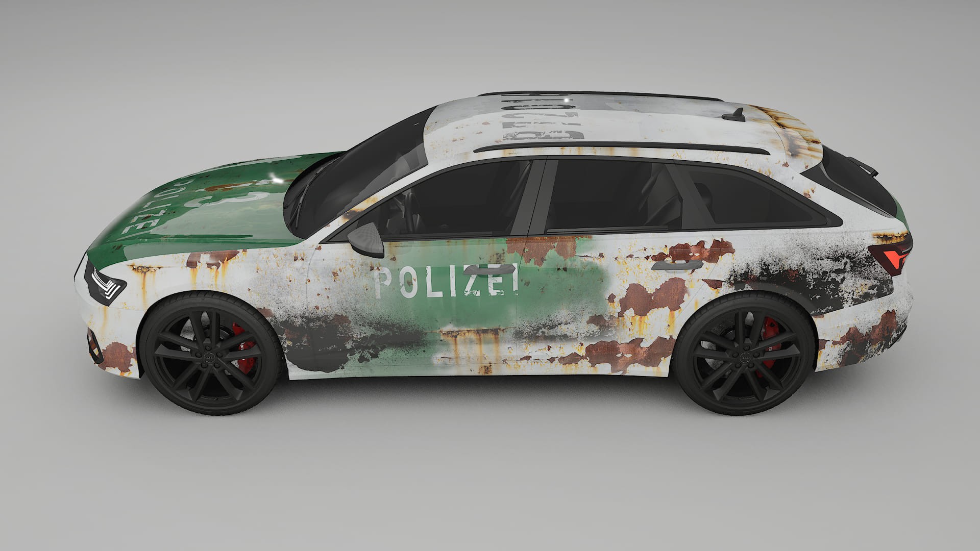 Audi S6 Avant prefacelift pre-LCI C8 COBRA 11 – Designad Wrap PPF-sats i utskrivbar polyuretanfilm