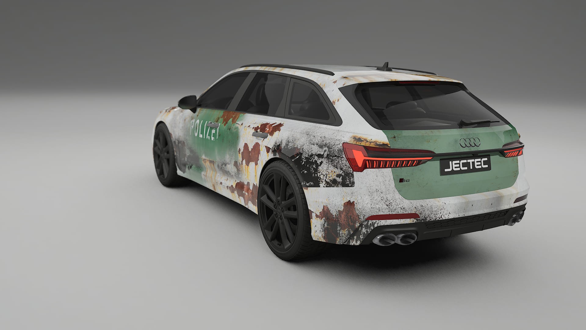 Audi S6 Avant prefacelift pre-LCI C8 COBRA 11 – Designad Wrap PPF-sats i utskrivbar polyuretanfilm