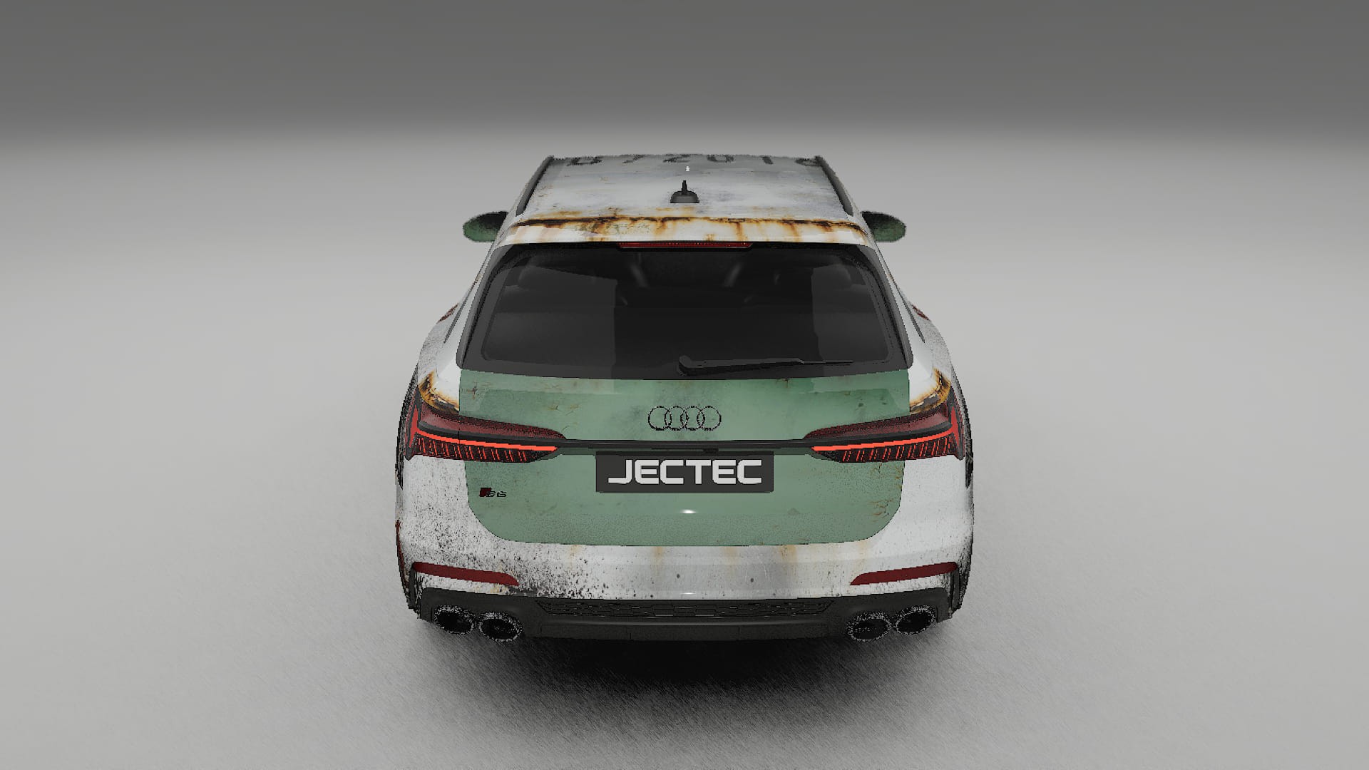 Audi S6 Avant prefacelift pre-LCI C8 COBRA 11 – Designad Wrap PPF-sats i utskrivbar polyuretanfilm