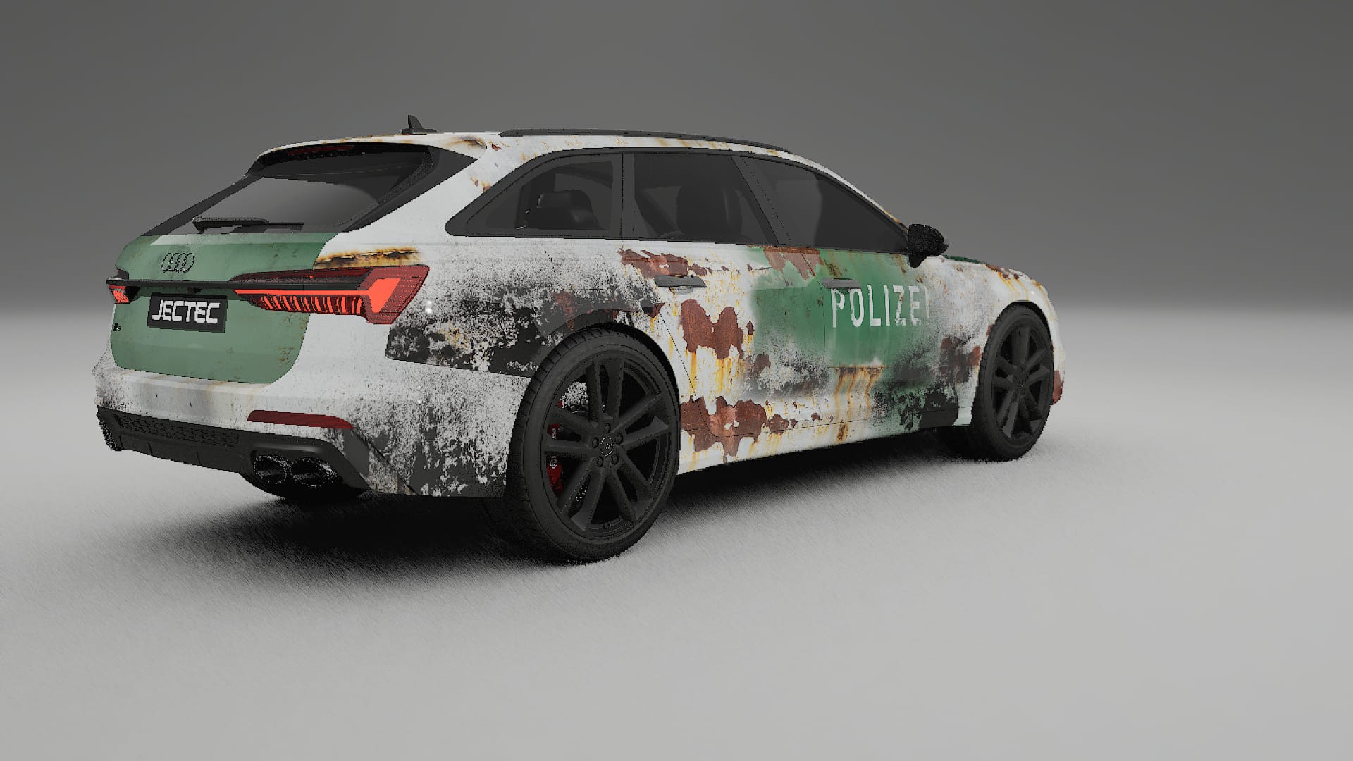 Audi S6 Avant prefacelift pre-LCI C8 COBRA 11 – Designad Wrap PPF-sats i utskrivbar polyuretanfilm