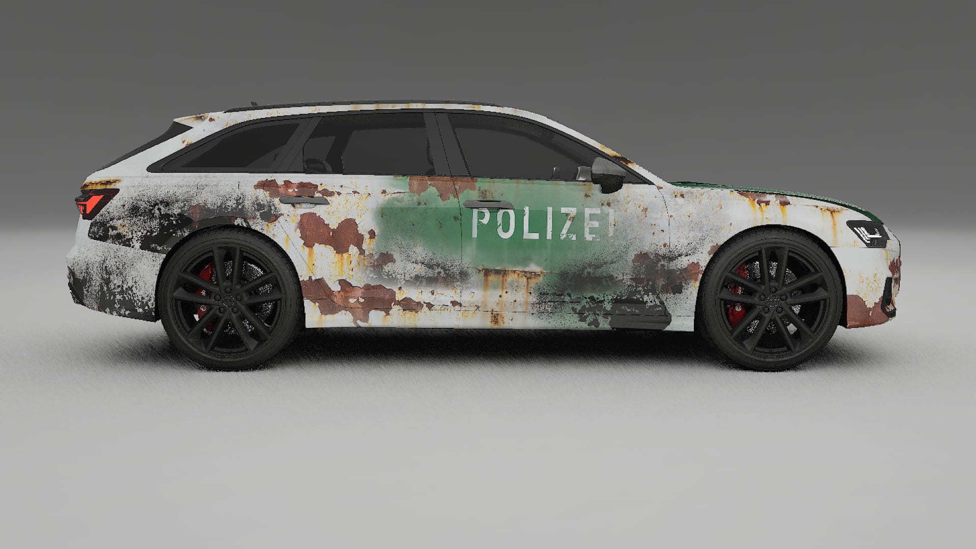 Audi S6 Avant prefacelift pre-LCI C8 COBRA 11 – Designad Wrap PPF-sats i utskrivbar polyuretanfilm