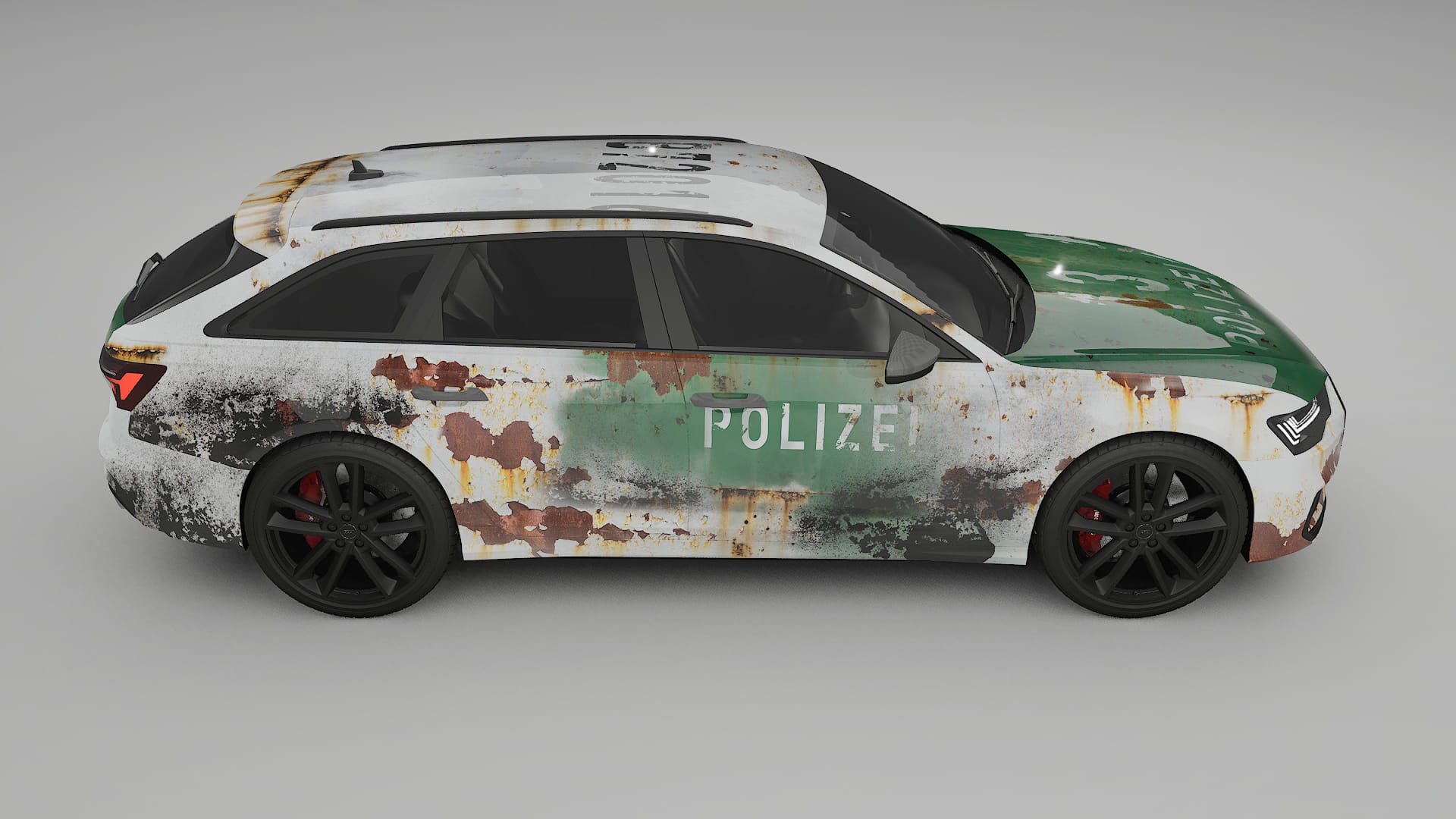 Audi S6 Avant prefacelift pre-LCI C8 COBRA 11 – Designad Wrap PPF-sats i utskrivbar polyuretanfilm