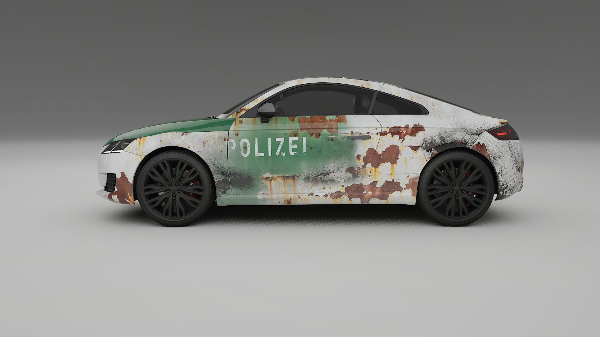 Audi TT Coupe 8S prefacelift pre-LCI COBRA 11 – Designad Wrap PPF-sats i utskrivbar polyuretanfilm