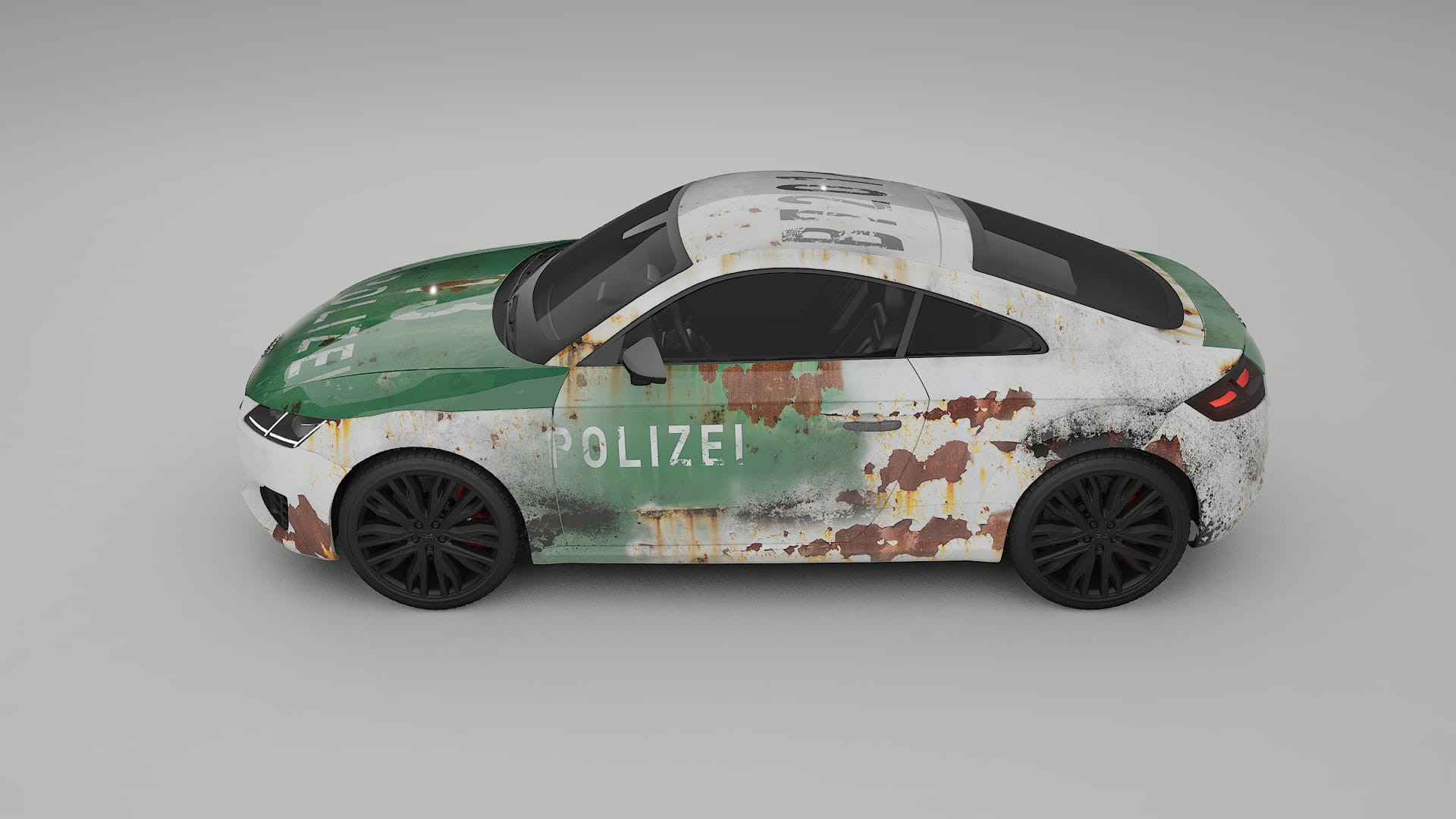 Audi TT Coupe 8S prefacelift pre-LCI COBRA 11 – Designad Wrap PPF-sats i utskrivbar polyuretanfilm