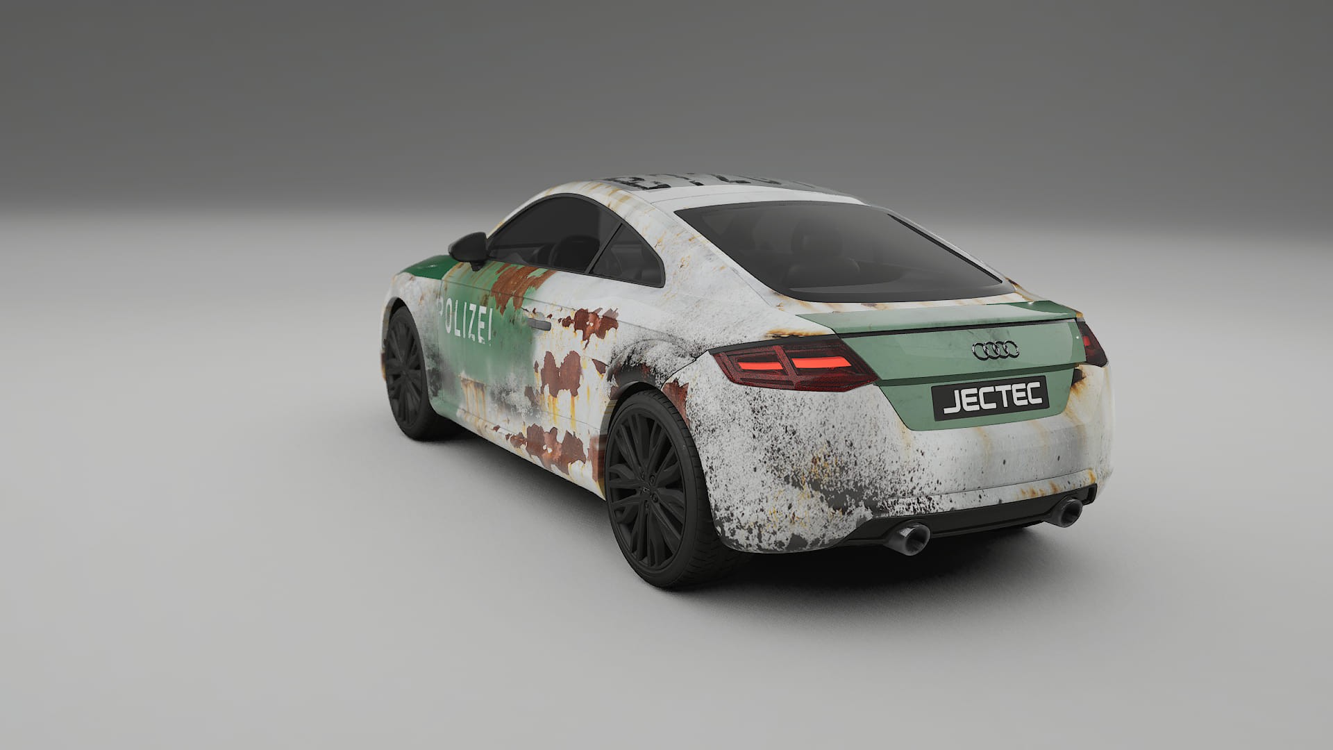 Audi TT Coupe 8S prefacelift pre-LCI COBRA 11 – Designad Wrap PPF-sats i utskrivbar polyuretanfilm
