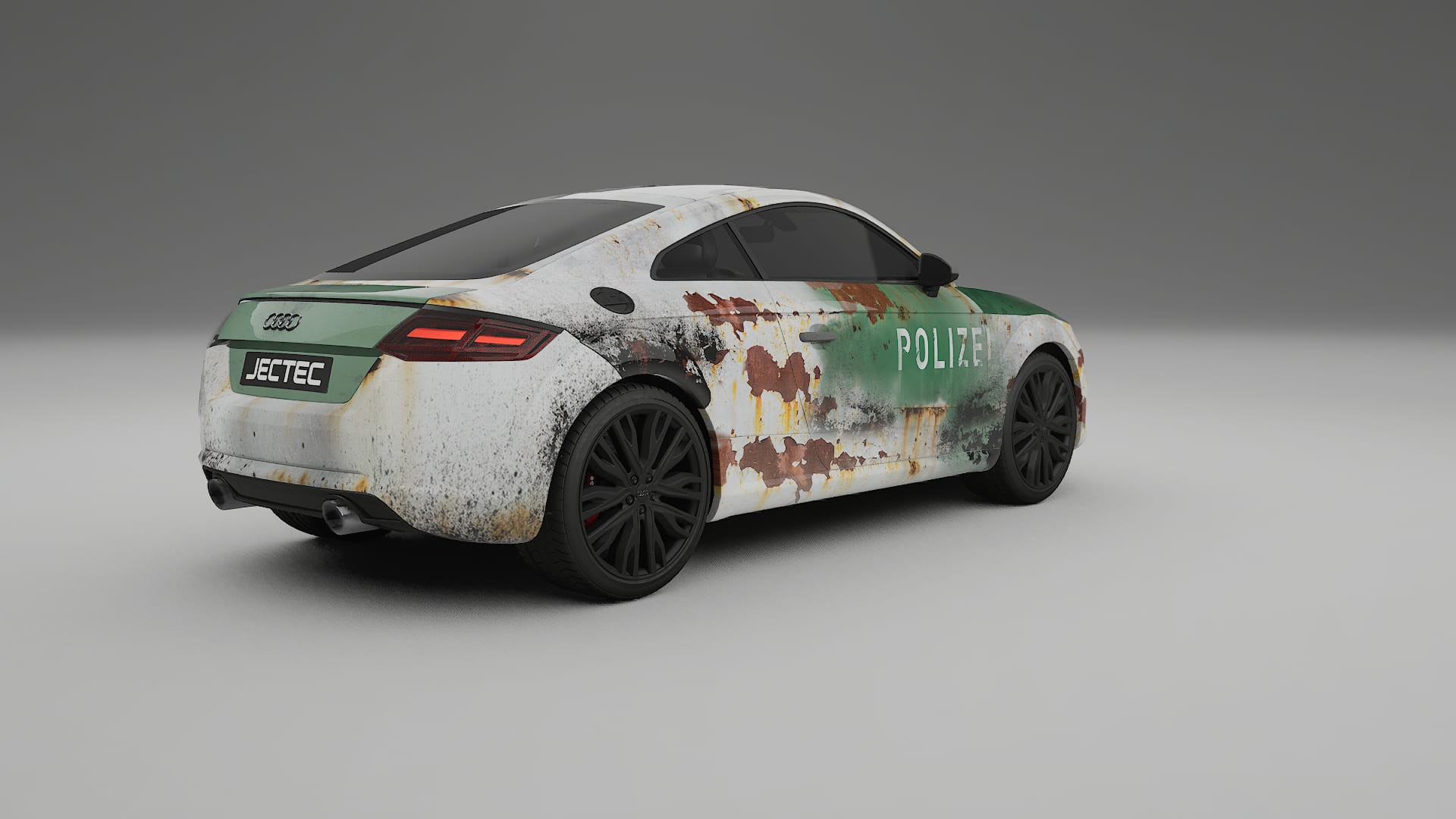 Audi TT Coupe 8S prefacelift pre-LCI COBRA 11 – Designad Wrap PPF-sats i utskrivbar polyuretanfilm