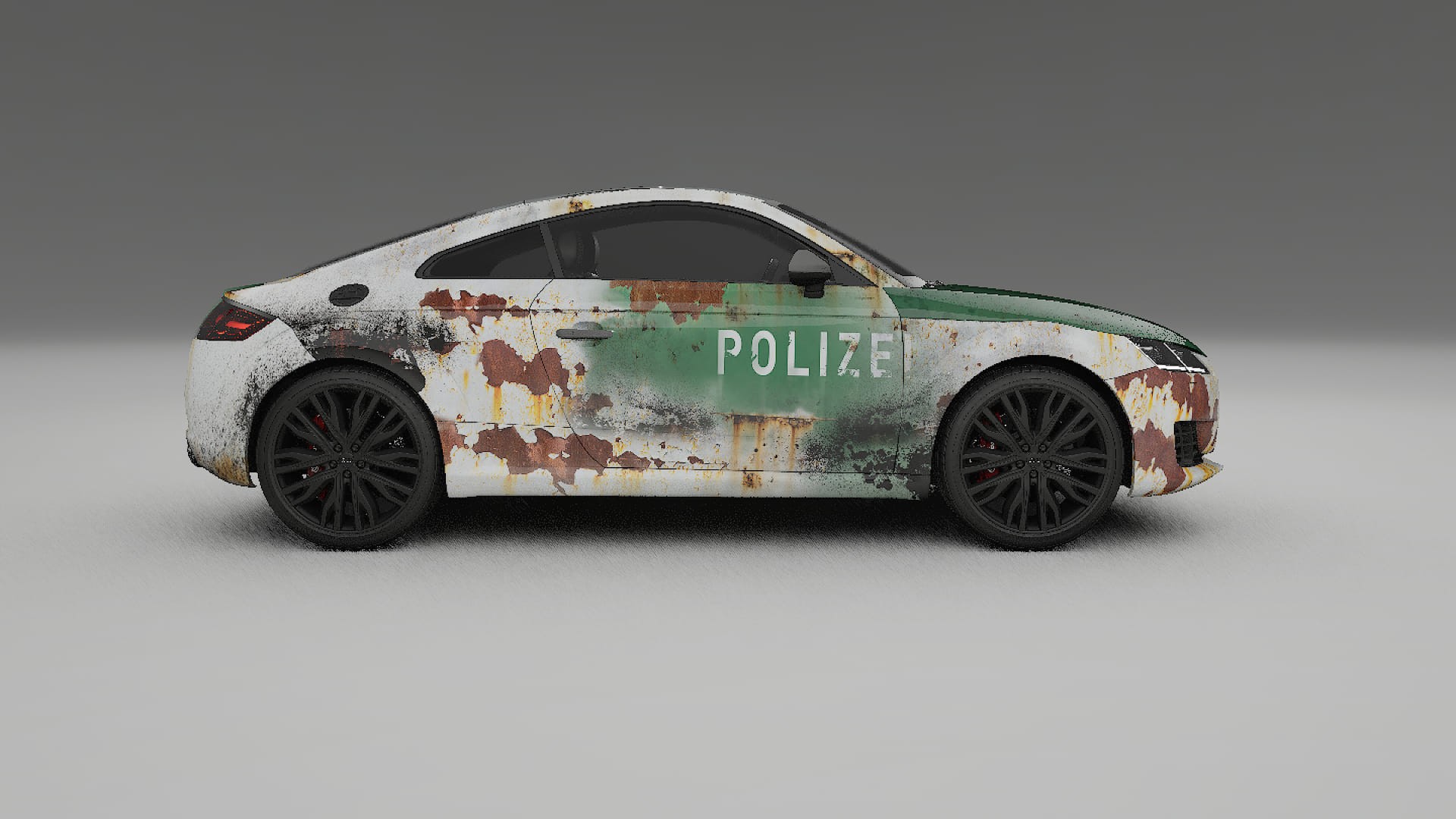 Audi TT Coupe 8S prefacelift pre-LCI COBRA 11 – Designad Wrap PPF-sats i utskrivbar polyuretanfilm