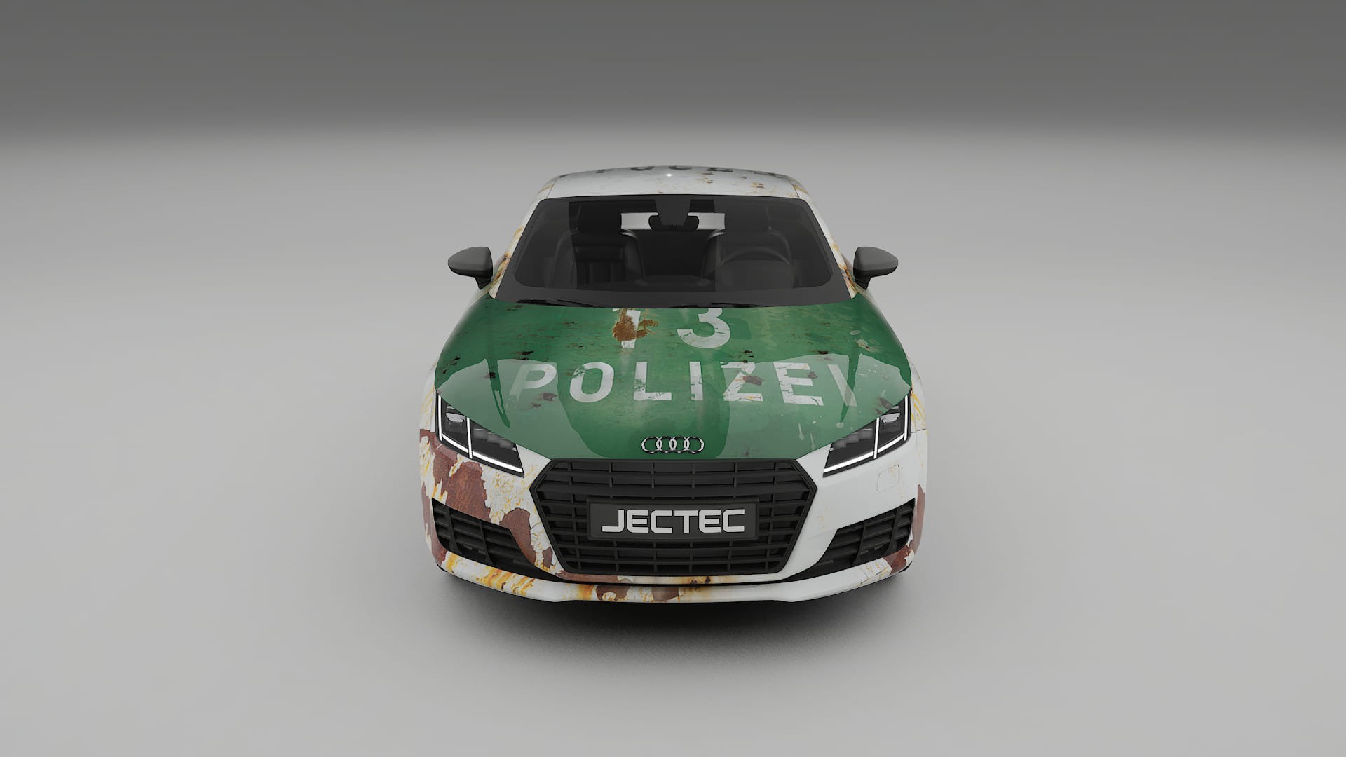 Audi TT Coupe 8S prefacelift pre-LCI COBRA 11 – Designad Wrap PPF-sats i utskrivbar polyuretanfilm