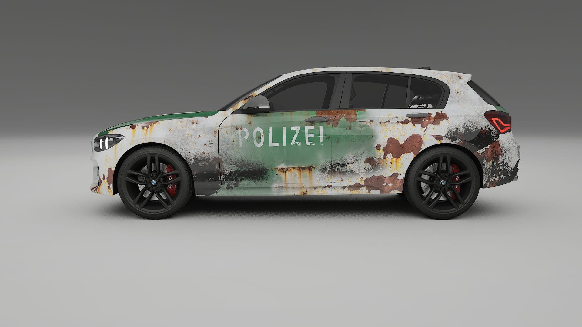 BMW 1 F20 facelift LCI COBRA 11 – Designad Wrap PPF-sats i utskrivbar polyuretanfilm