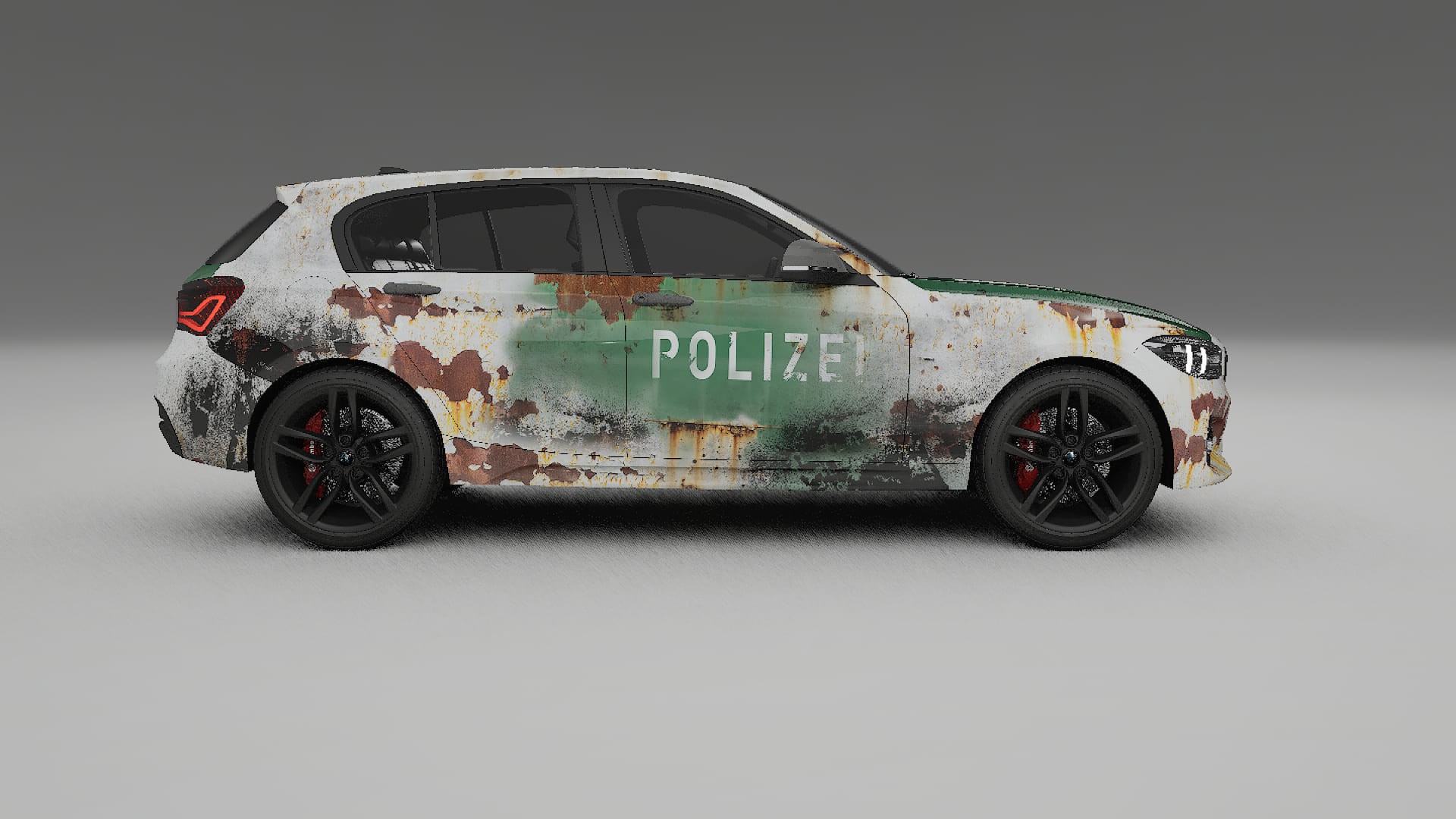 BMW 1 F20 facelift LCI COBRA 11 – Designad Wrap PPF-sats i utskrivbar polyuretanfilm