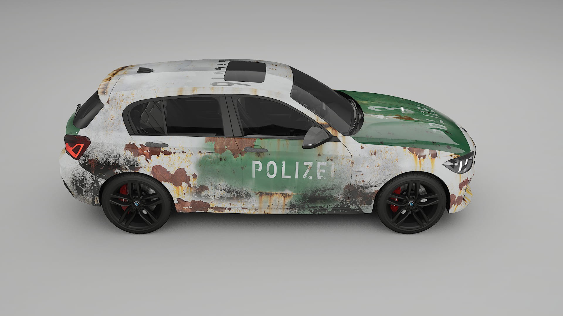 BMW 1 F20 facelift LCI COBRA 11 – Designad Wrap PPF-sats i utskrivbar polyuretanfilm