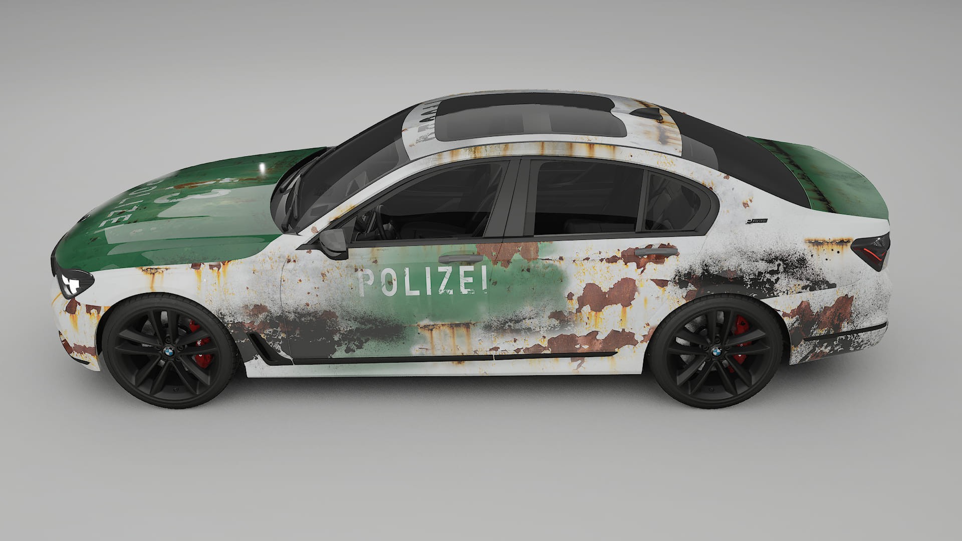 BMW 7 G11 G12 facelift LCI COBRA 11 – Designad Wrap PPF-sats i utskrivbar polyuretanfilm
