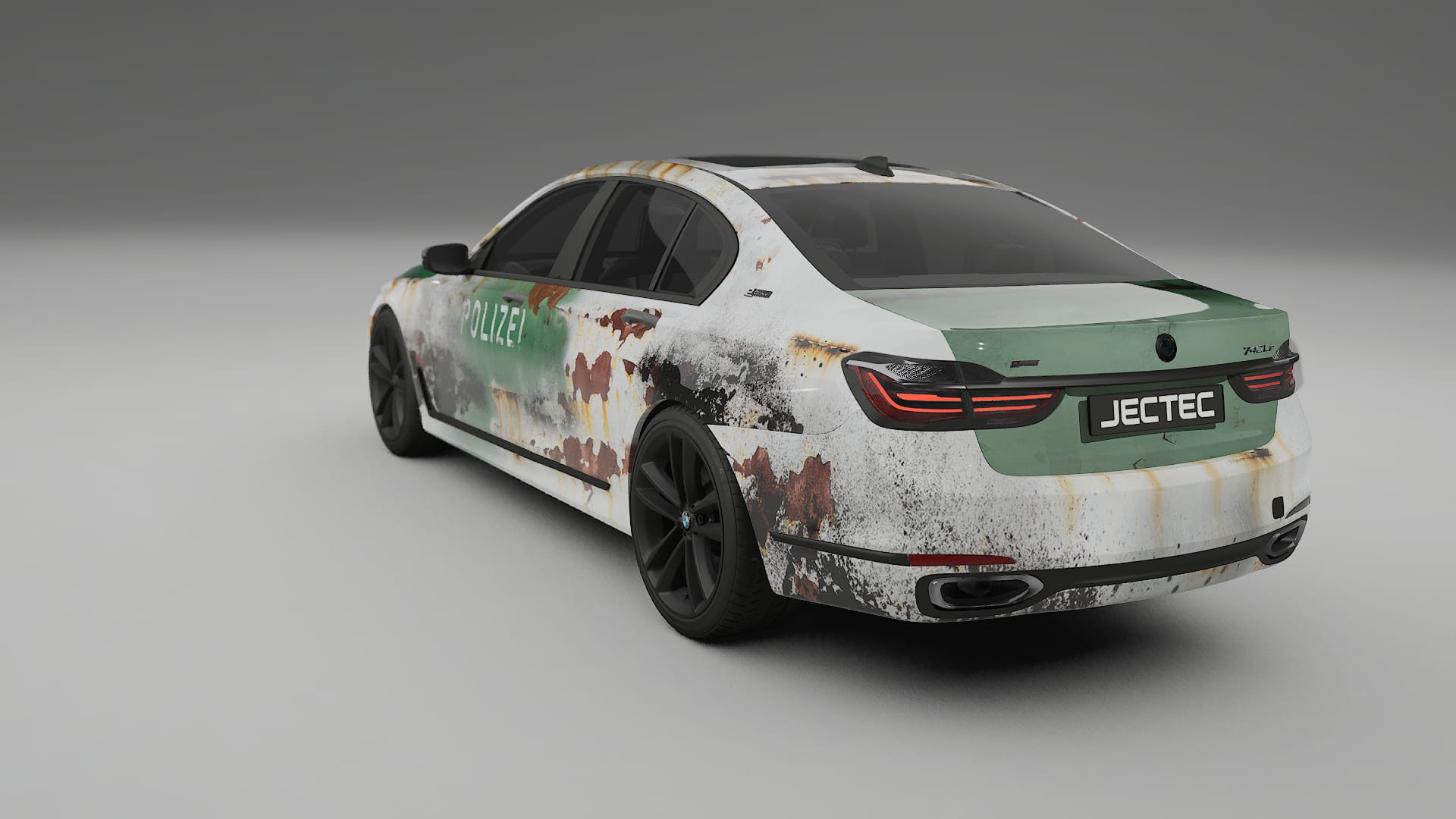 BMW 7 G11 G12 facelift LCI COBRA 11 – Designad Wrap PPF-sats i utskrivbar polyuretanfilm