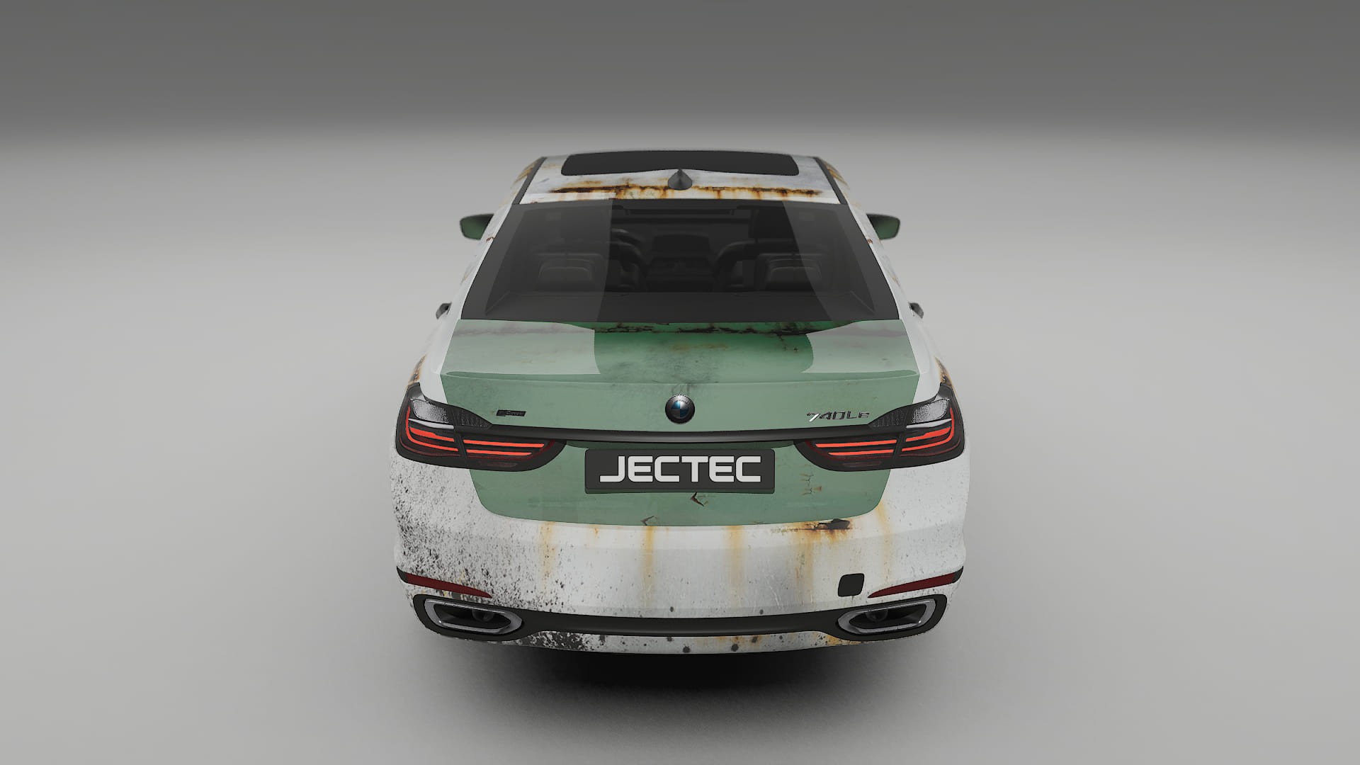 BMW 7 G11 G12 facelift LCI COBRA 11 – Designad Wrap PPF-sats i utskrivbar polyuretanfilm