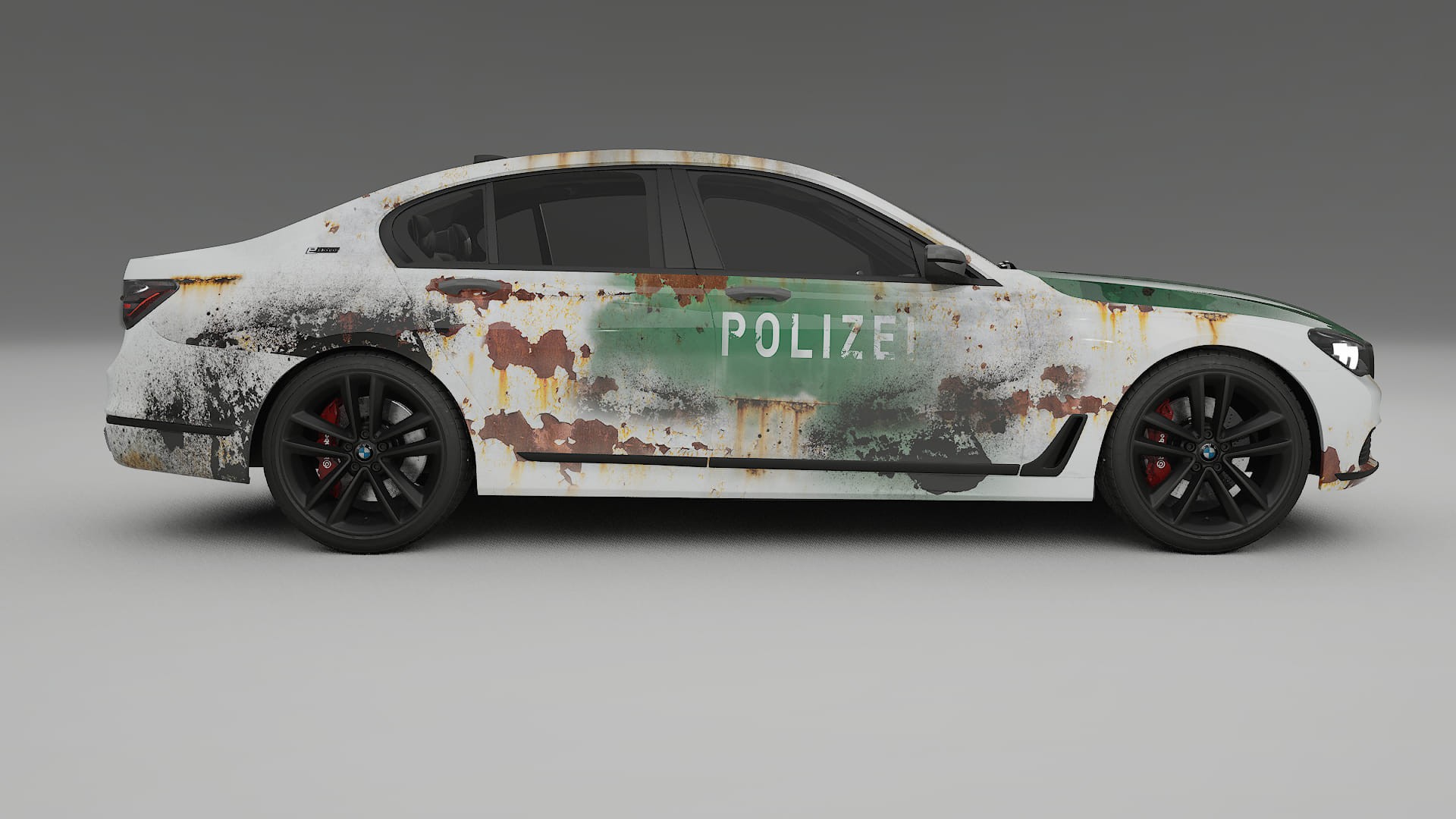 BMW 7 G11 G12 facelift LCI COBRA 11 – Designad Wrap PPF-sats i utskrivbar polyuretanfilm