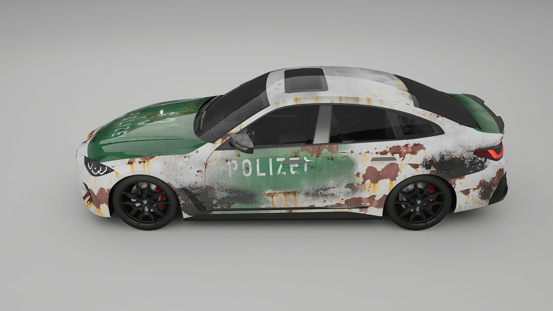 BMW I4 G26 M-Package COBRA 11 – Designad Wrap PPF-sats i utskrivbar polyuretanfilm