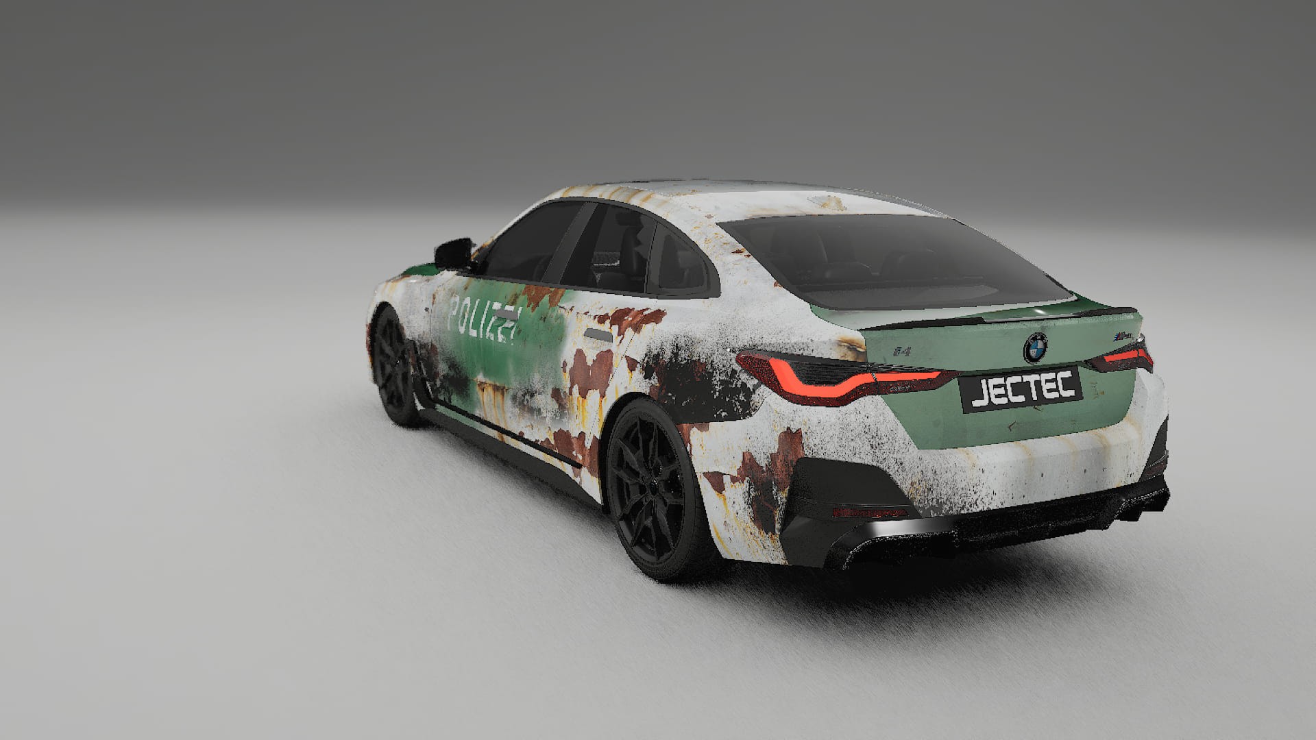BMW I4 G26 M-Package COBRA 11 – Designad Wrap PPF-sats i utskrivbar polyuretanfilm