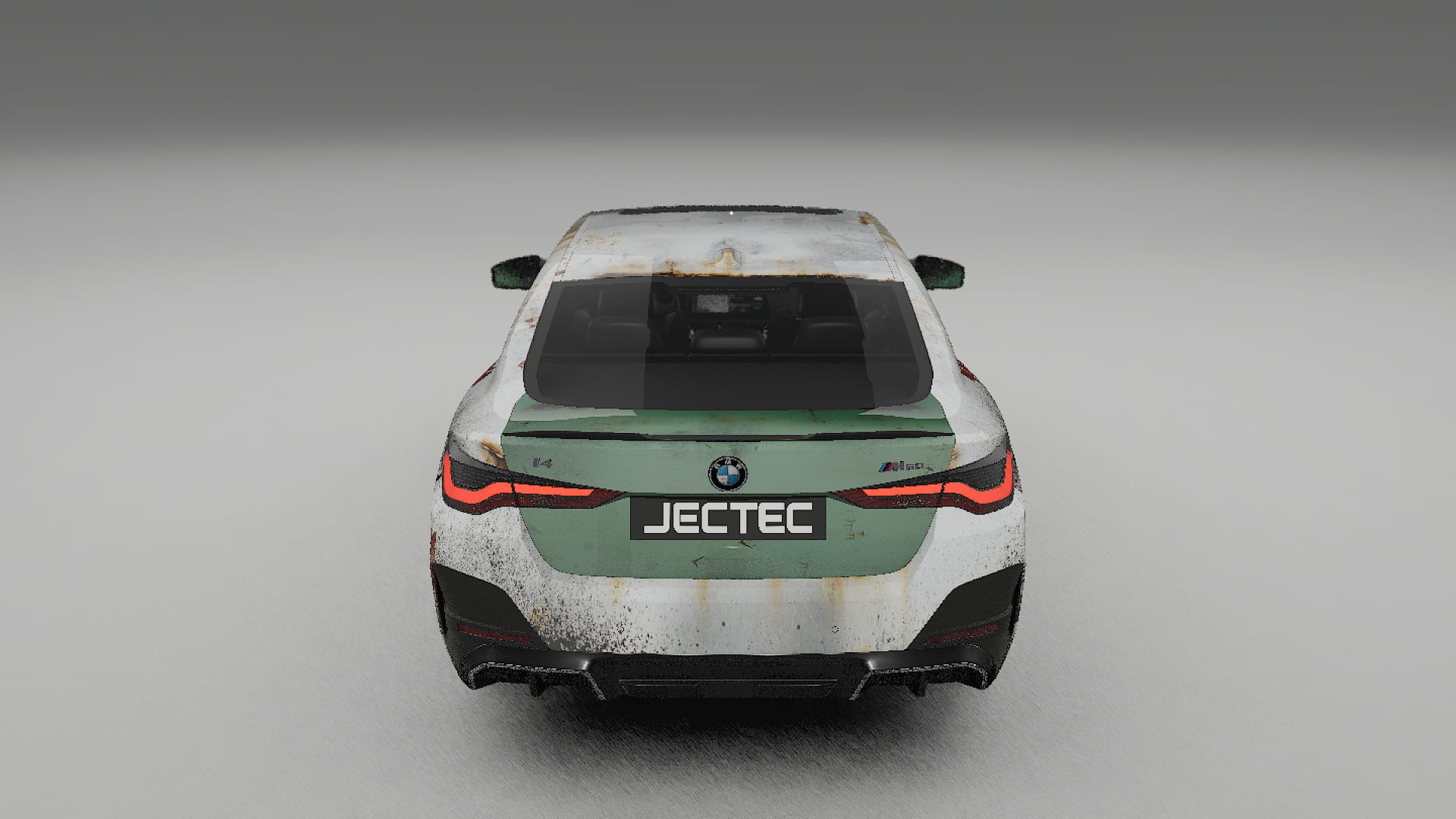 BMW I4 G26 M-Package COBRA 11 – Designad Wrap PPF-sats i utskrivbar polyuretanfilm