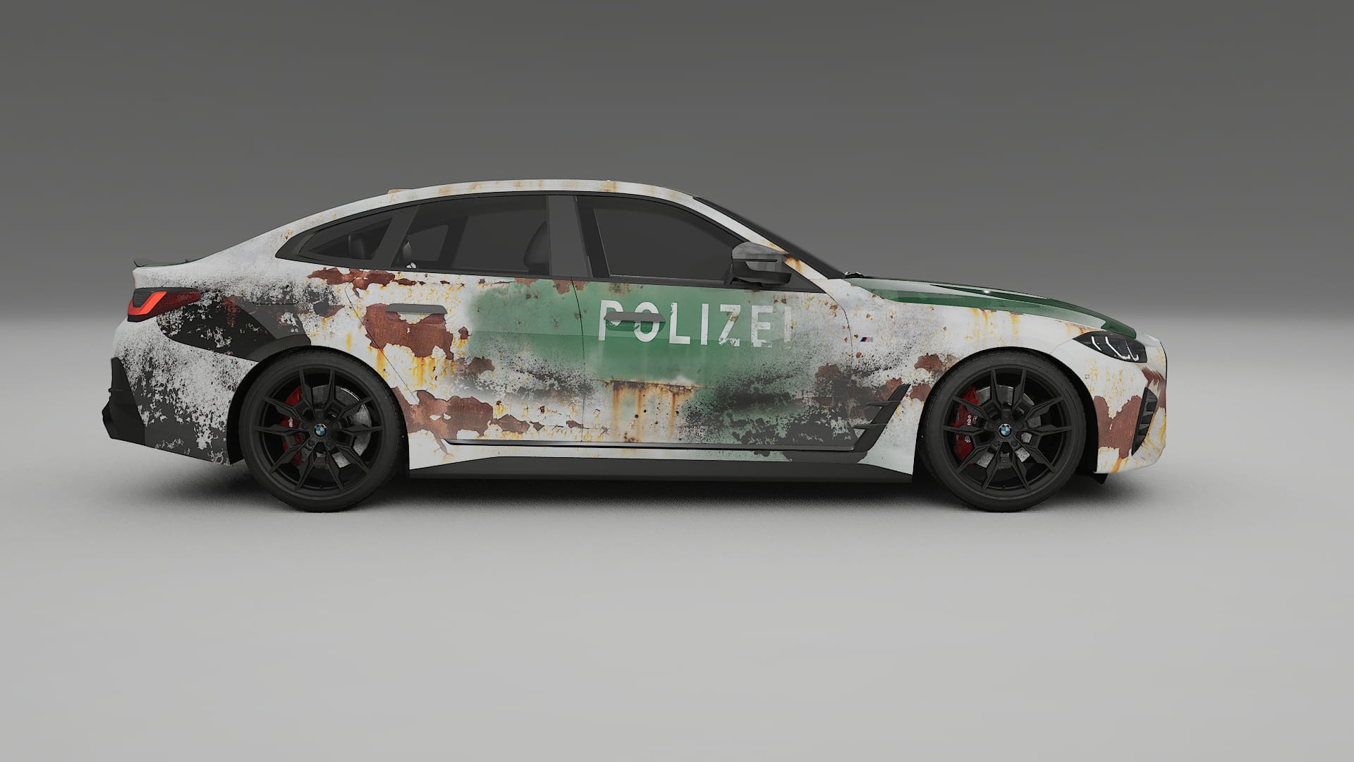 BMW I4 G26 M-Package COBRA 11 – Designad Wrap PPF-sats i utskrivbar polyuretanfilm