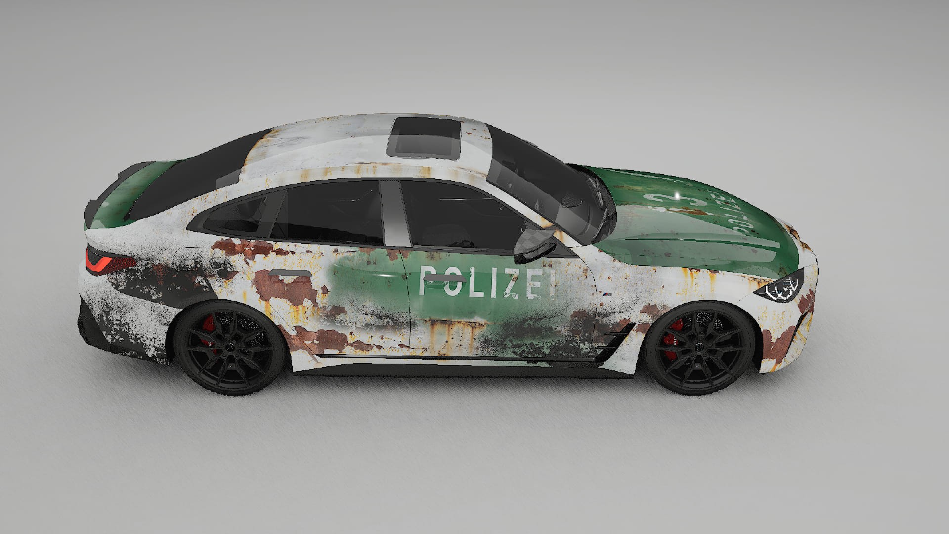 BMW I4 G26 M-Package COBRA 11 – Designad Wrap PPF-sats i utskrivbar polyuretanfilm