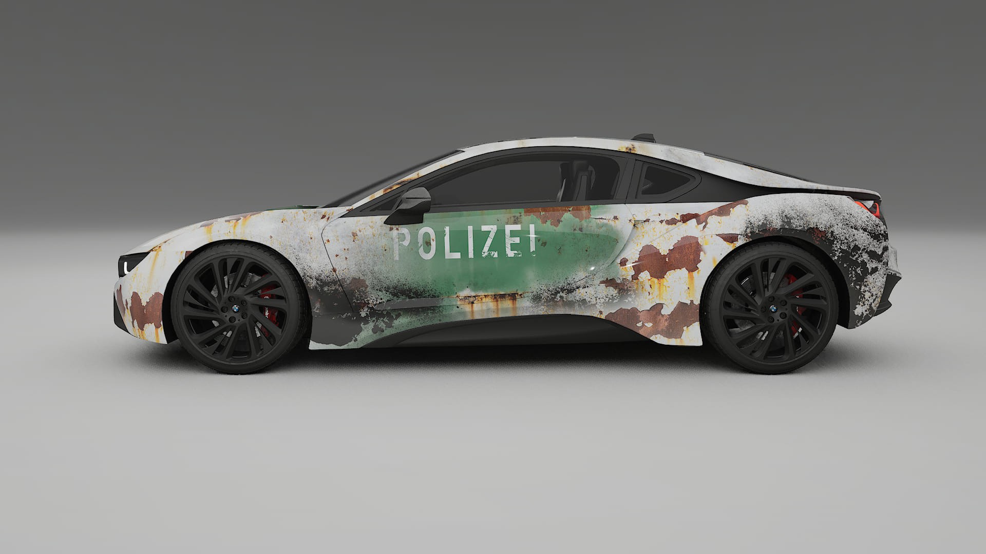 BMW I8 I12 COBRA 11 – Designad Wrap PPF-sats i utskrivbar polyuretanfilm