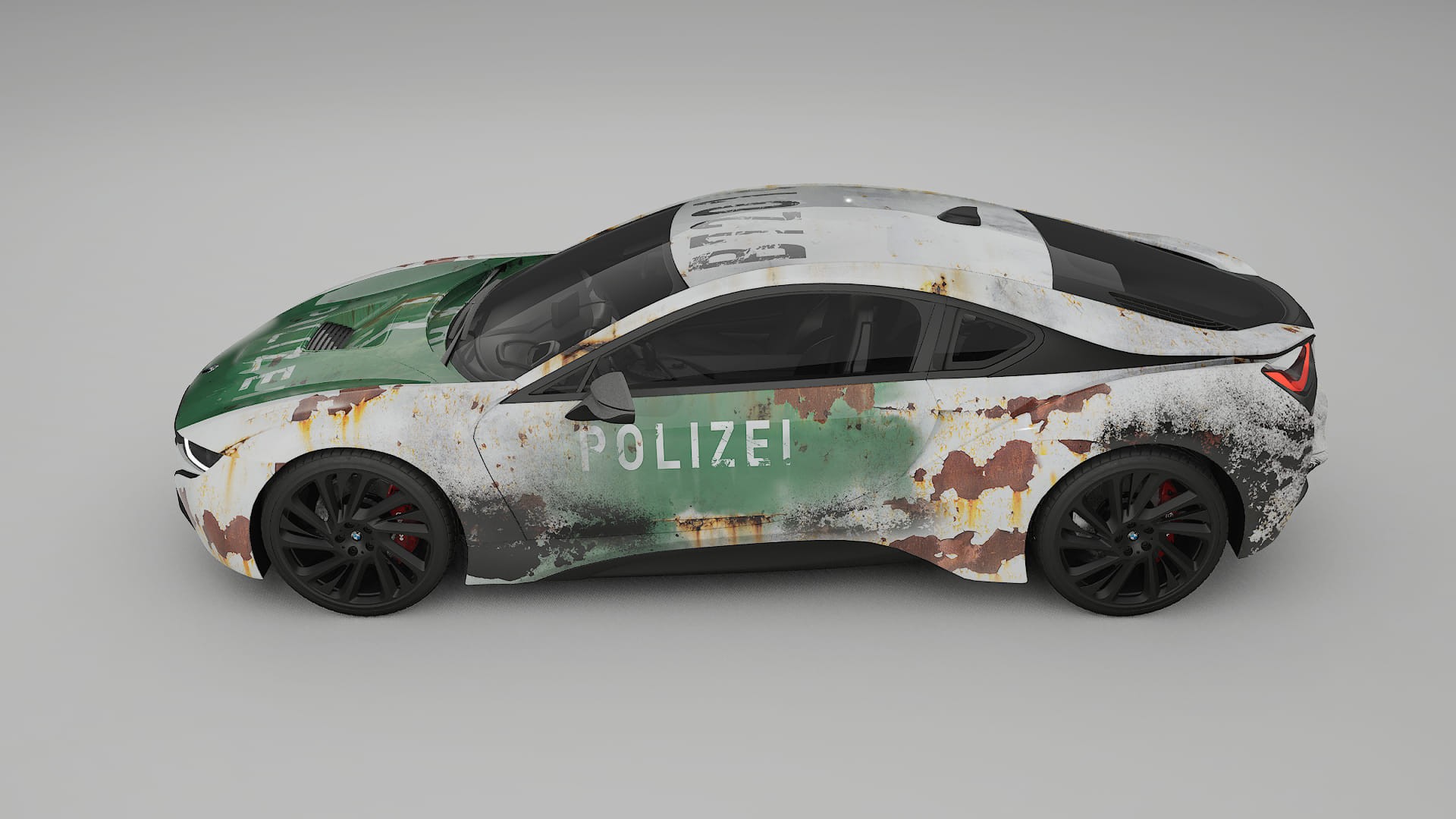 BMW I8 I12 COBRA 11 – Designad Wrap PPF-sats i utskrivbar polyuretanfilm