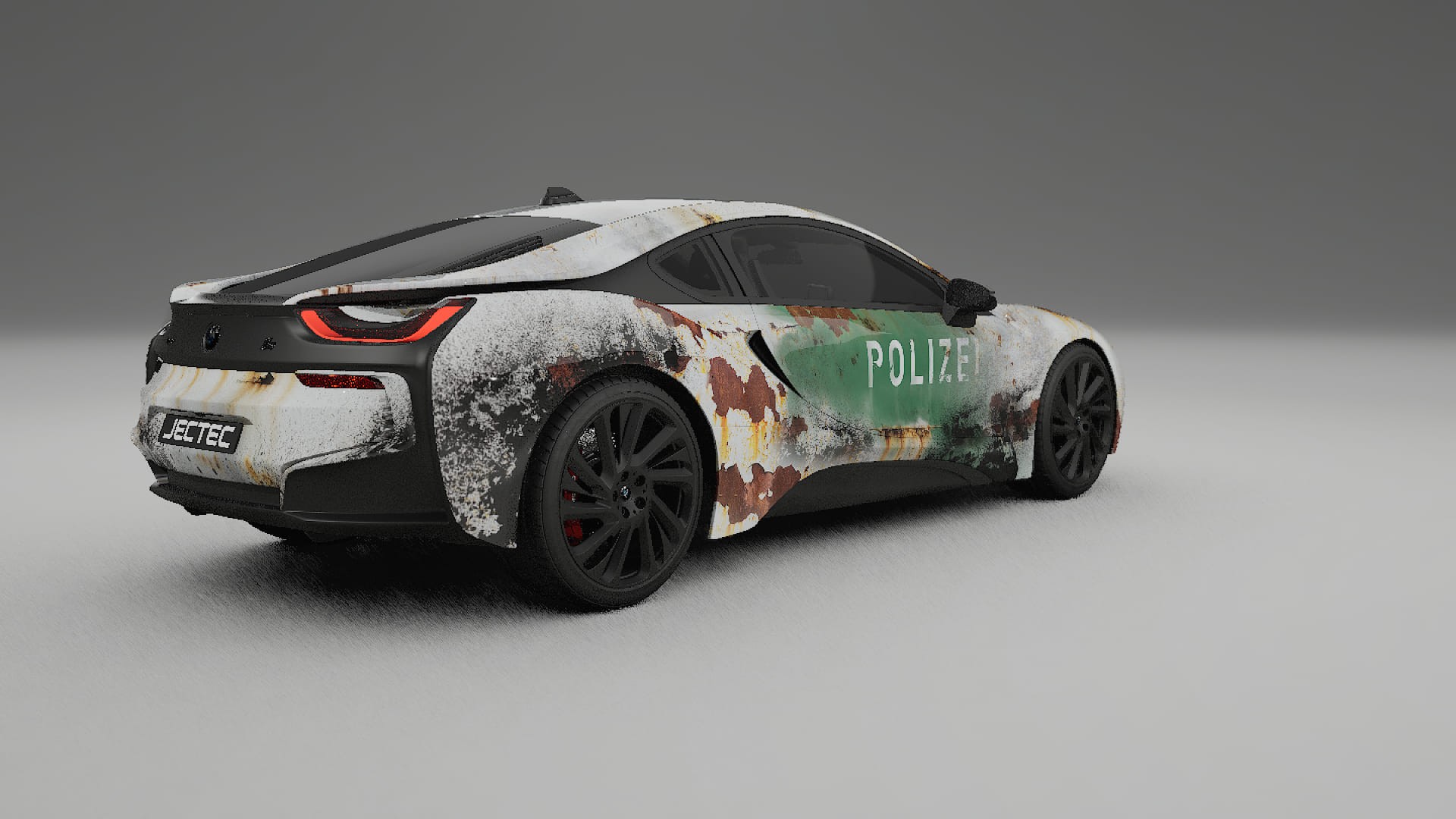 BMW I8 I12 COBRA 11 – Designad Wrap PPF-sats i utskrivbar polyuretanfilm