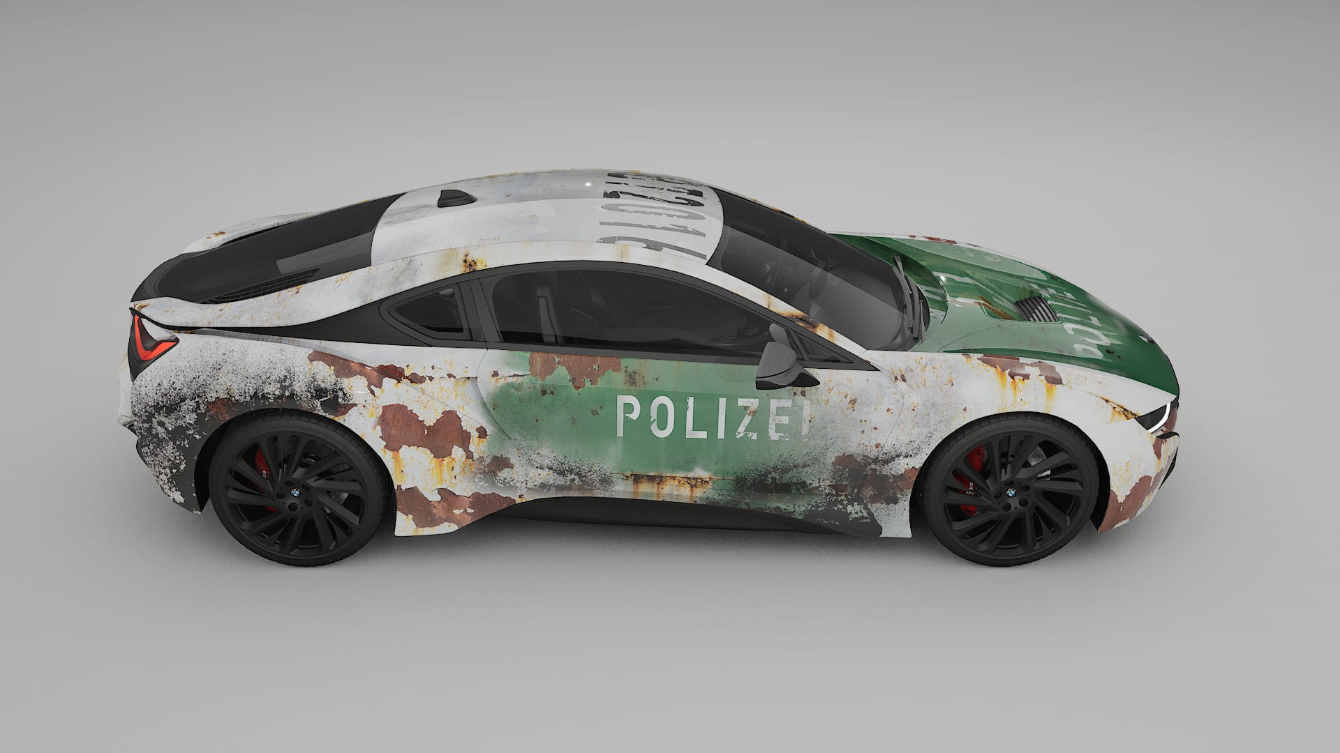 BMW I8 I12 COBRA 11 – Designad Wrap PPF-sats i utskrivbar polyuretanfilm