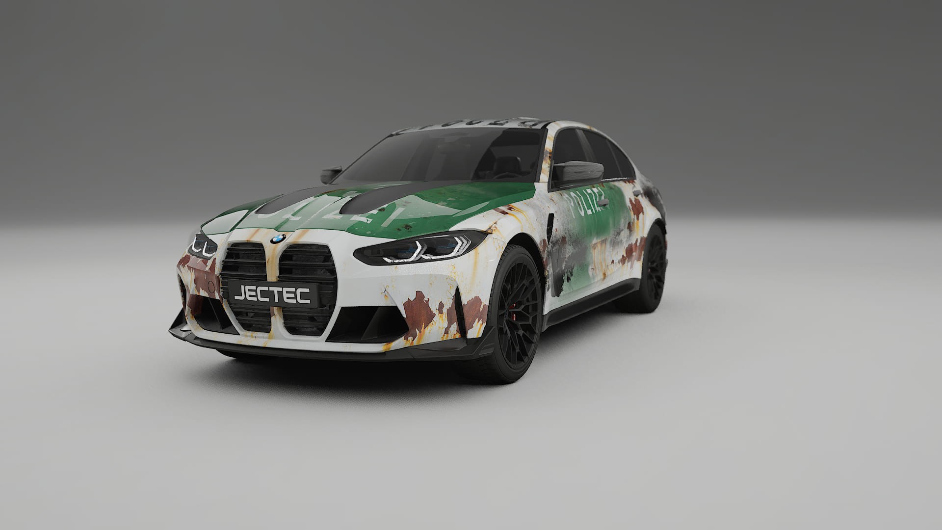 BMW M3 G80 Competition CS COBRA 11 – Designad Wrap PPF-sats i utskrivbar polyuretanfilm