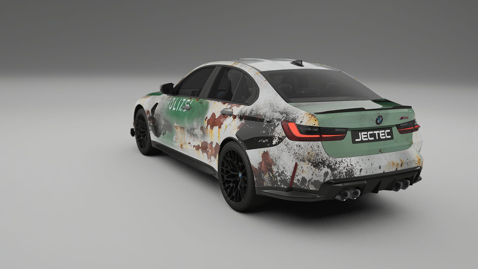 BMW M3 G80 Competition CS COBRA 11 – Designad Wrap PPF-sats i utskrivbar polyuretanfilm
