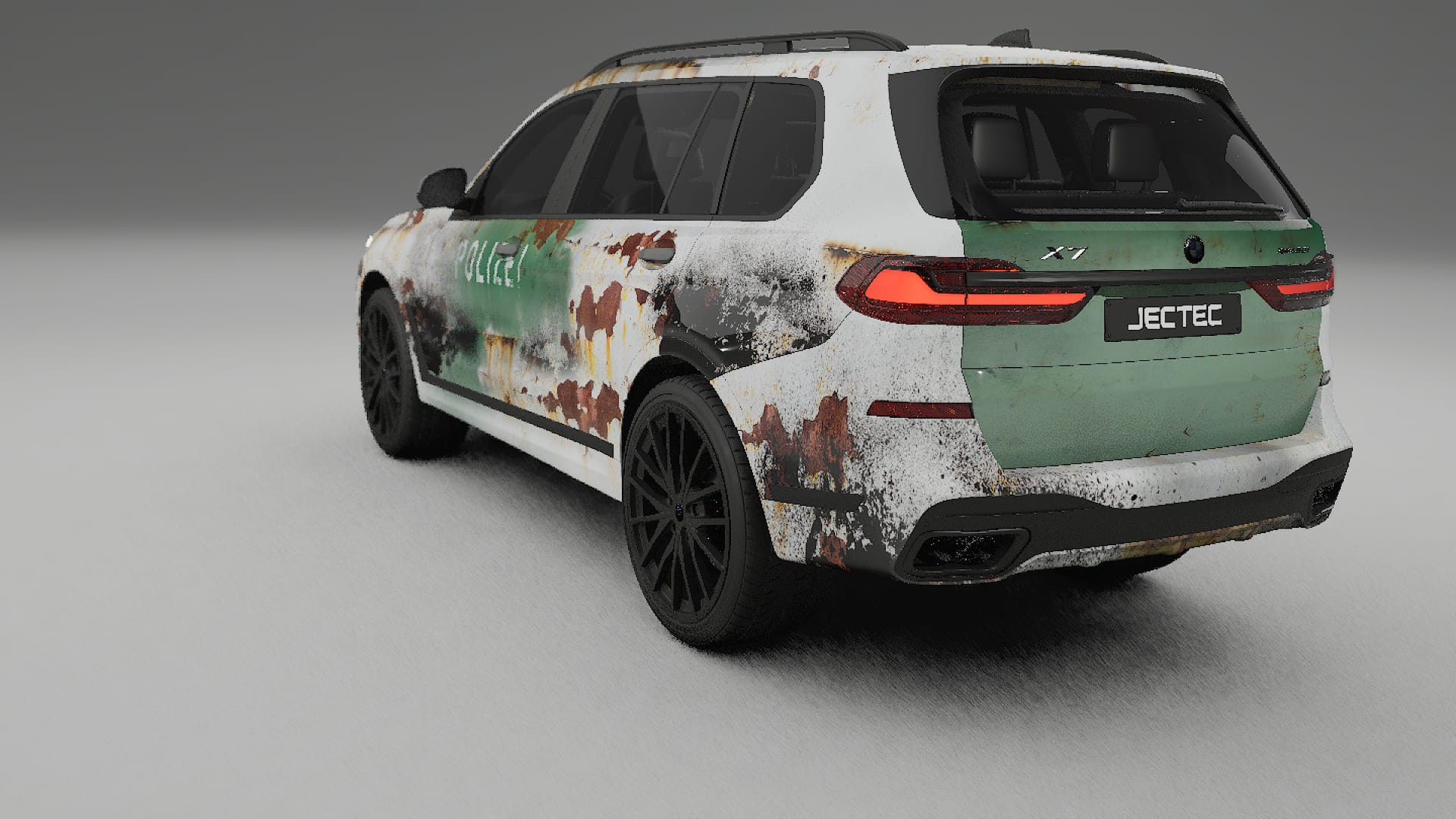BMW X7 M G07 COBRA 11 – Designad Wrap PPF-sats i utskrivbar polyuretanfilm