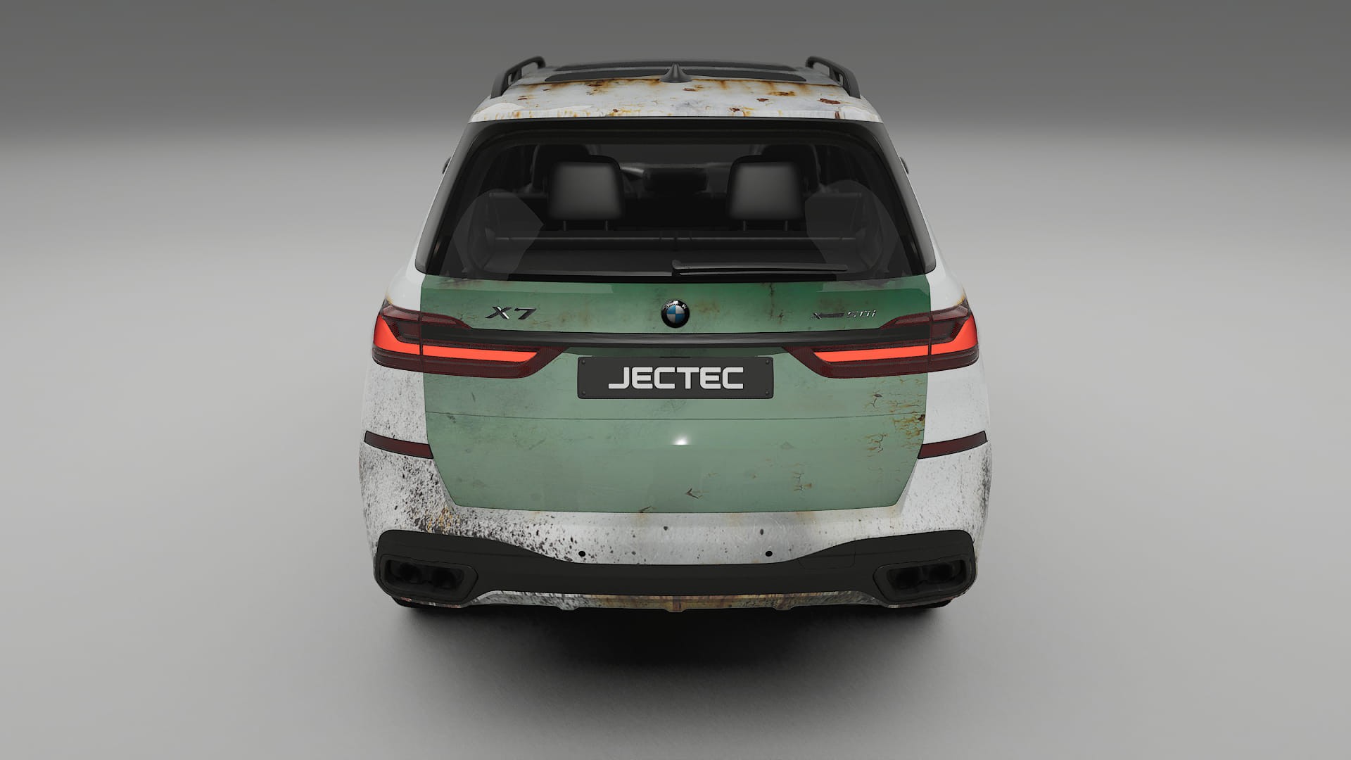 BMW X7 M G07 COBRA 11 – Designad Wrap PPF-sats i utskrivbar polyuretanfilm