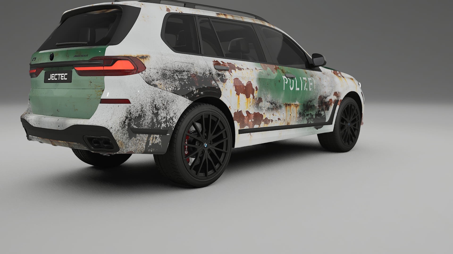 BMW X7 M G07 COBRA 11 – Designad Wrap PPF-sats i utskrivbar polyuretanfilm