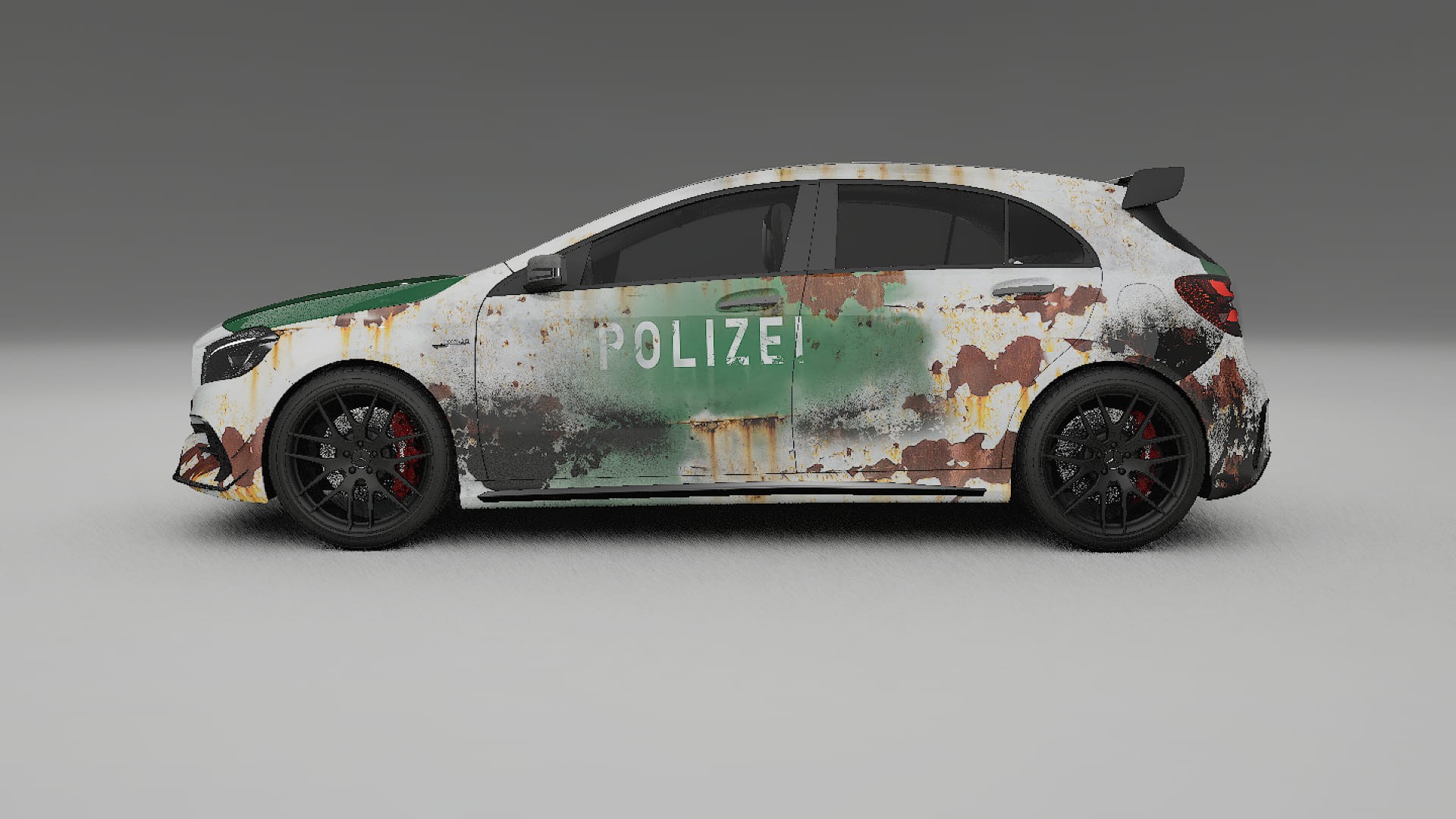 Mercedes A45 AMG W176 COBRA 11 – Designad Wrap PPF-sats i utskrivbar polyuretanfilm