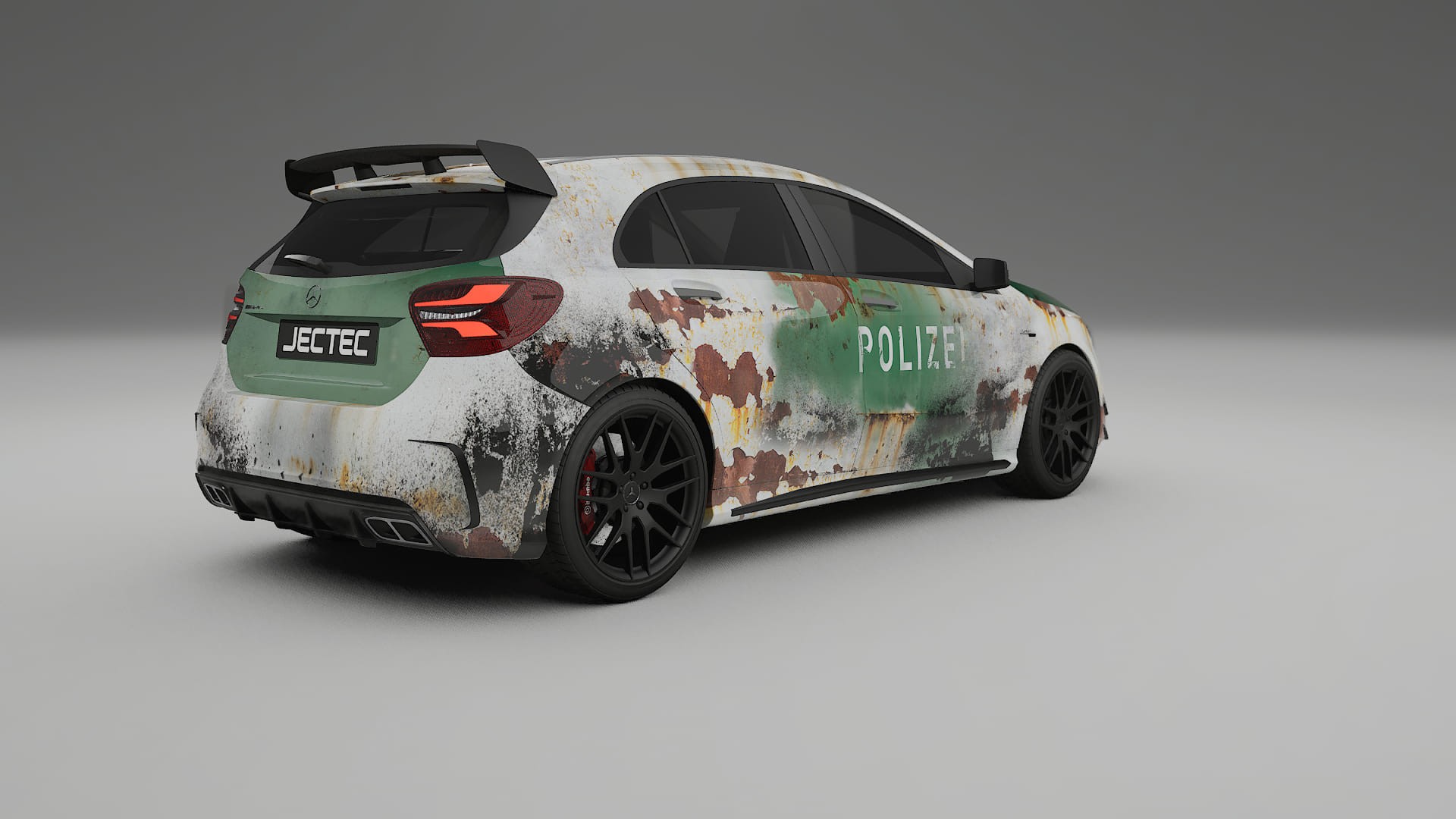 Mercedes A45 AMG W176 COBRA 11 – Designad Wrap PPF-sats i utskrivbar polyuretanfilm