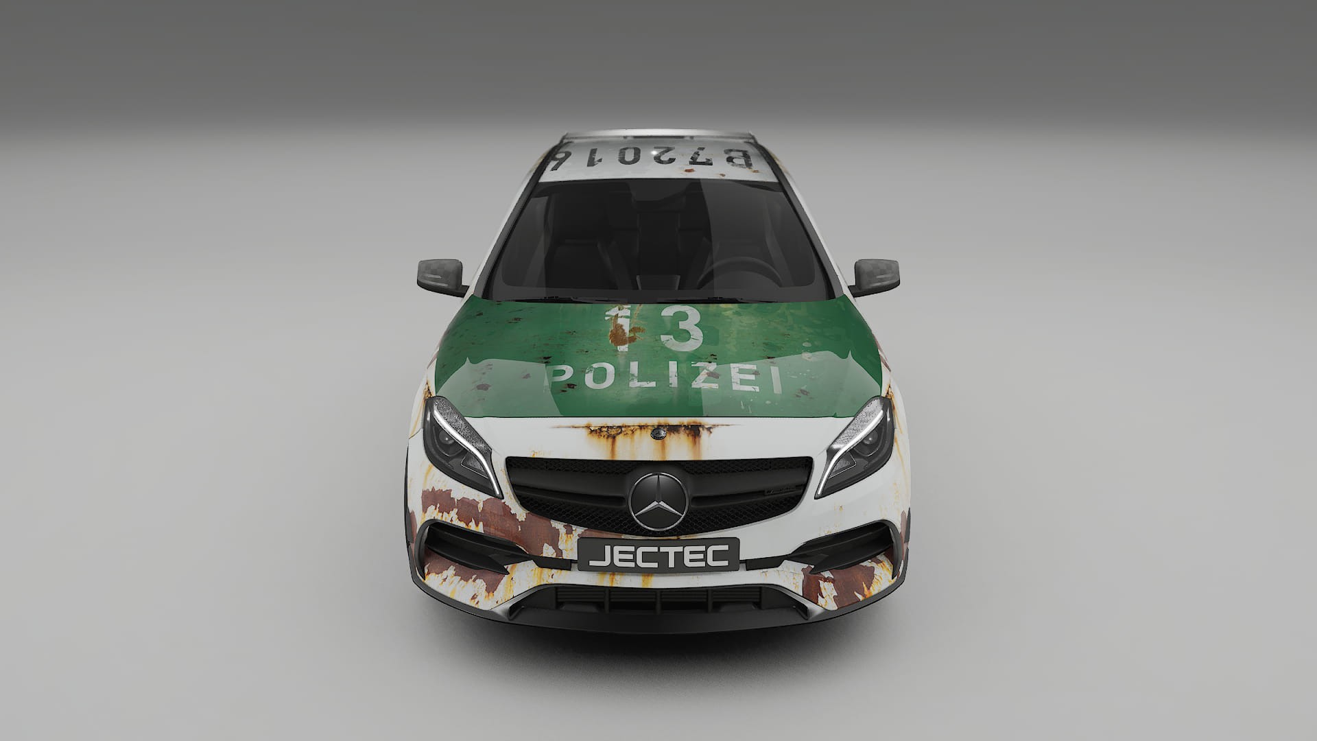 Mercedes A45 AMG W176 COBRA 11 – Designad Wrap PPF-sats i utskrivbar polyuretanfilm