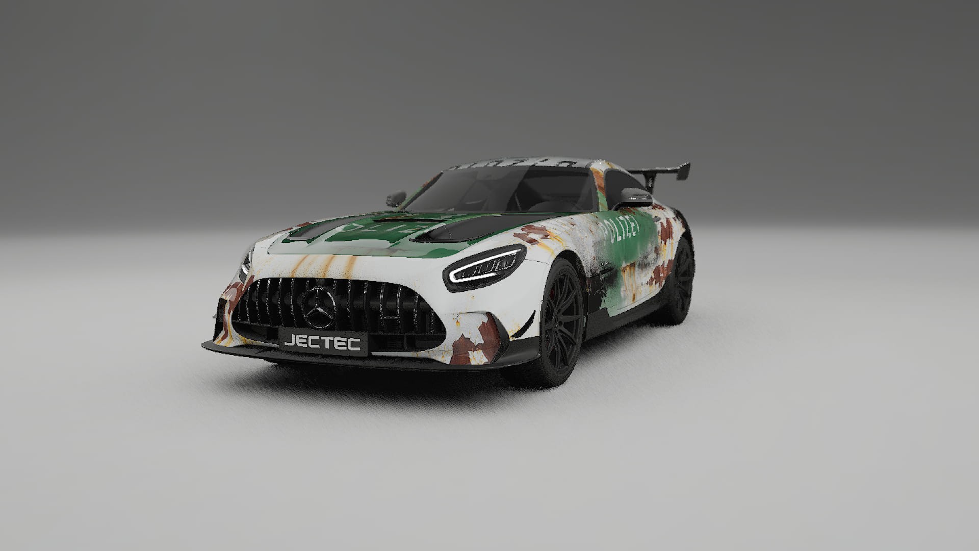 Mercedes AMG GT Black Series C192 Coupe COBRA 11 – Designad Wrap PPF-sats i utskrivbar polyuretanfilm