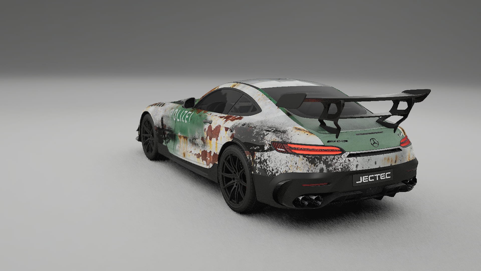 Mercedes AMG GT Black Series C192 Coupe COBRA 11 – Designad Wrap PPF-sats i utskrivbar polyuretanfilm