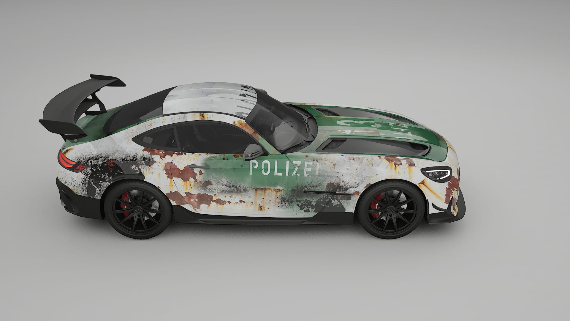 Mercedes AMG GT Black Series C192 Coupe COBRA 11 – Designad Wrap PPF-sats i utskrivbar polyuretanfilm