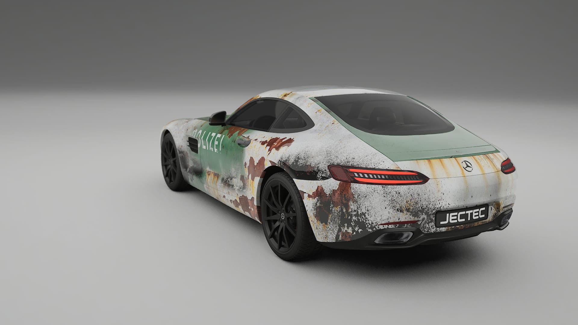 Mercedes AMG GT C190 Coupe COBRA 11 – Designad Wrap PPF-sats i utskrivbar polyuretanfilm