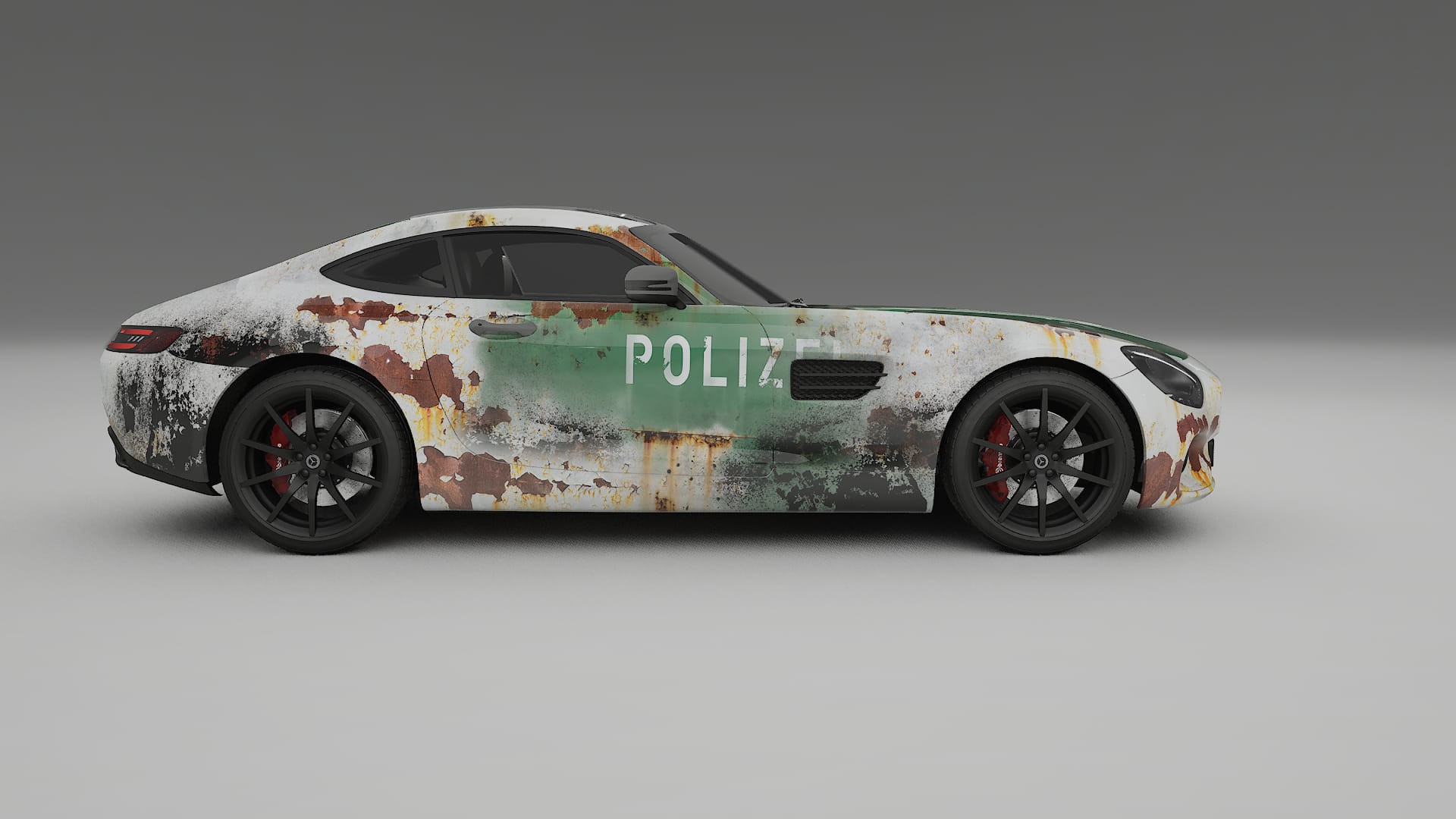 Mercedes AMG GT C190 Coupe COBRA 11 – Designad Wrap PPF-sats i utskrivbar polyuretanfilm