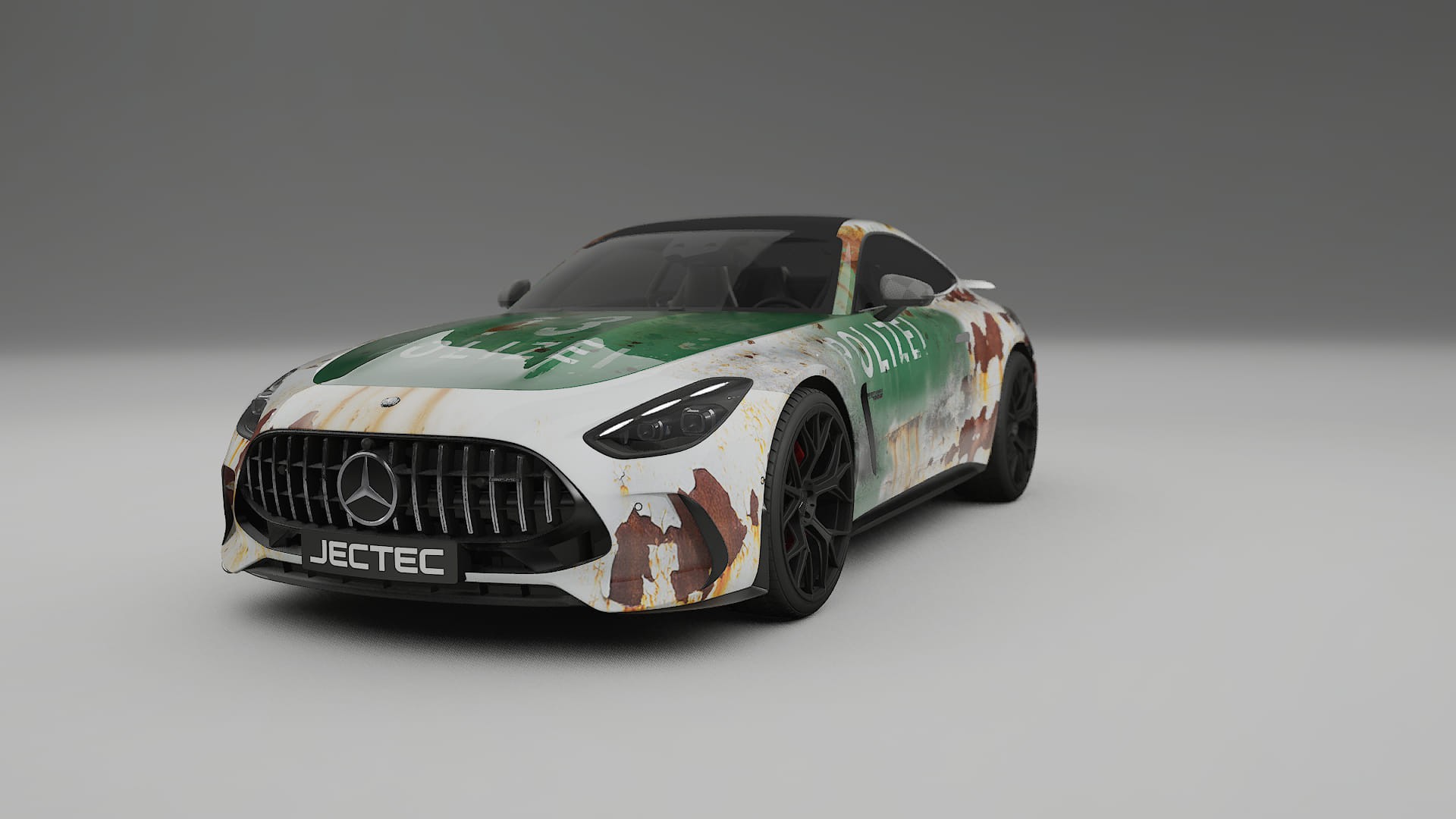 Mercedes AMG GT Coupe C192 COBRA 11 – Designad Wrap PPF-sats i utskrivbar polyuretanfilm