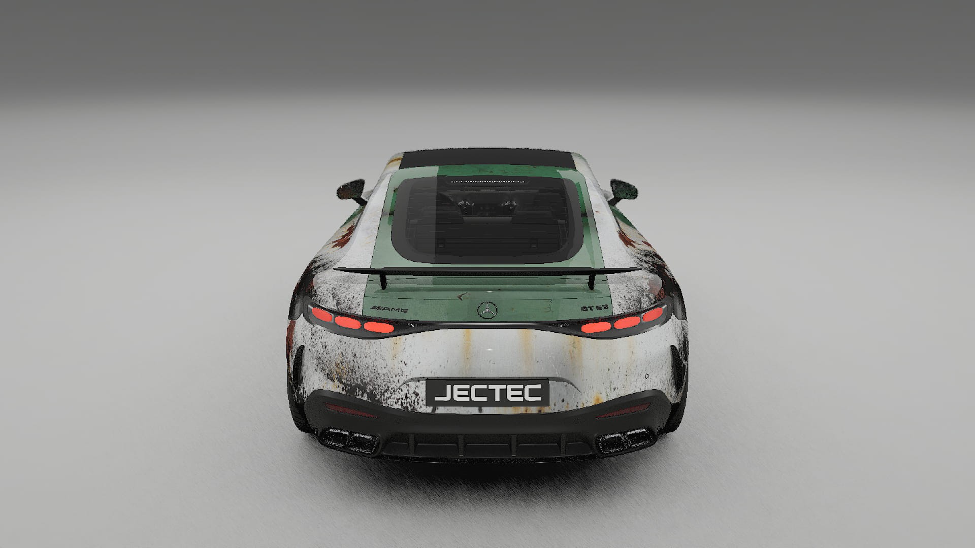 Mercedes AMG GT Coupe C192 COBRA 11 – Designad Wrap PPF-sats i utskrivbar polyuretanfilm