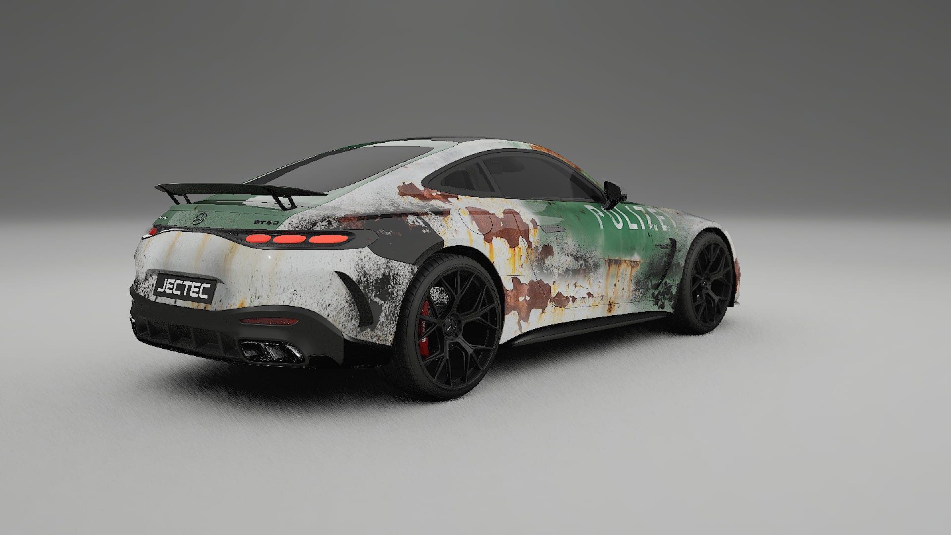 Mercedes AMG GT Coupe C192 COBRA 11 – Designad Wrap PPF-sats i utskrivbar polyuretanfilm