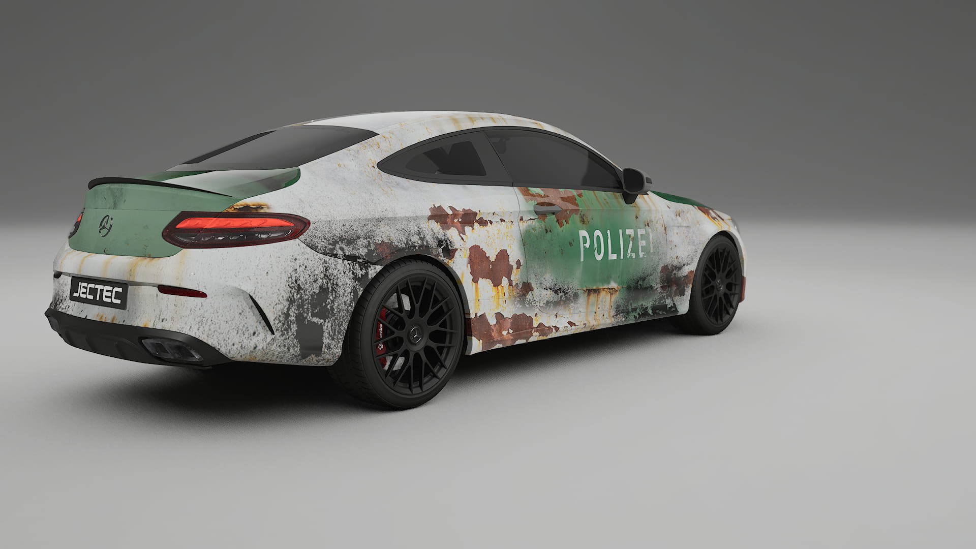 Mercedes C63 AMG W205 Coupe COBRA 11 – Designad Wrap PPF-sats i utskrivbar polyuretanfilm