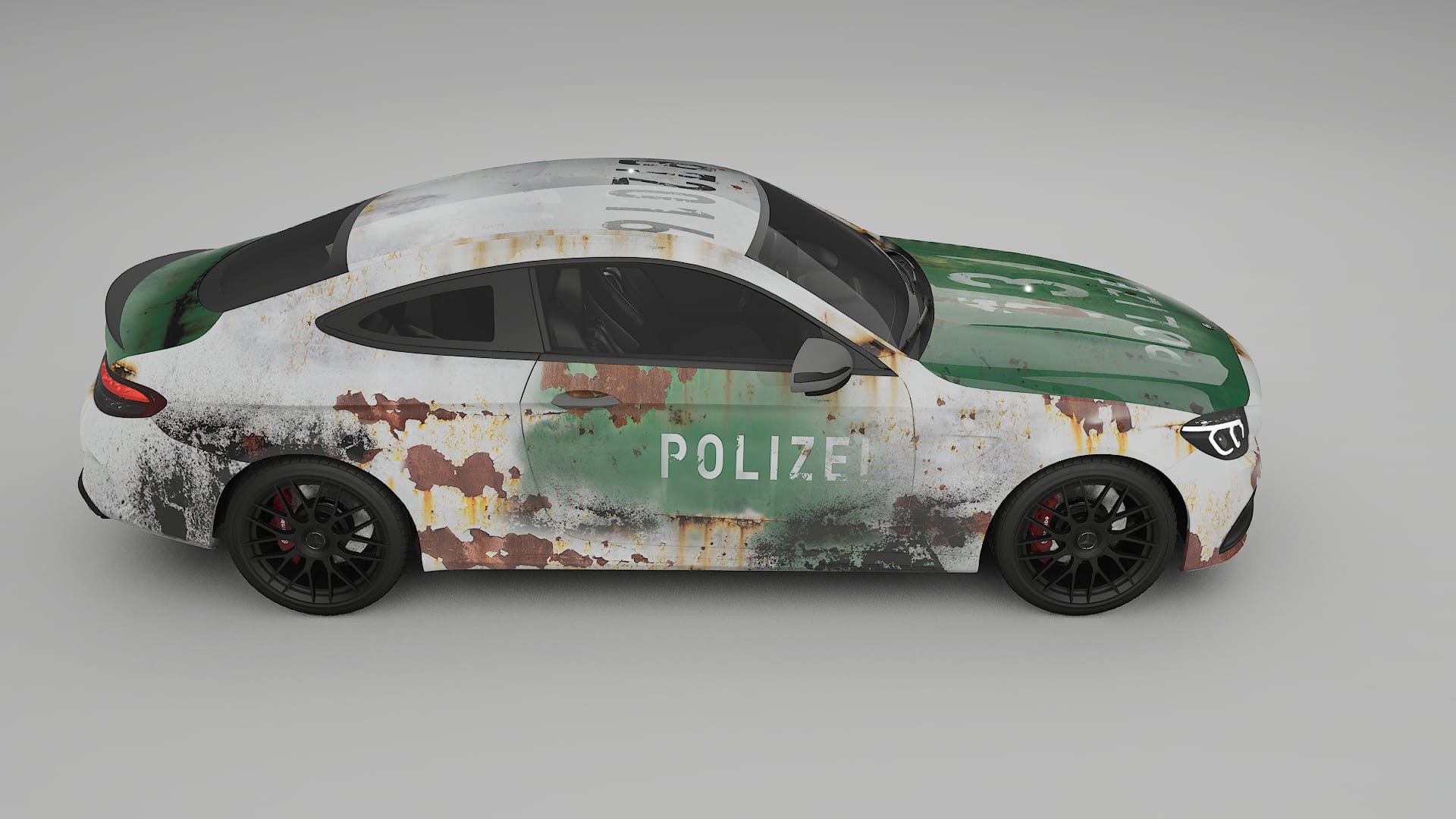 Mercedes C63 AMG W205 Coupe COBRA 11 – Designad Wrap PPF-sats i utskrivbar polyuretanfilm