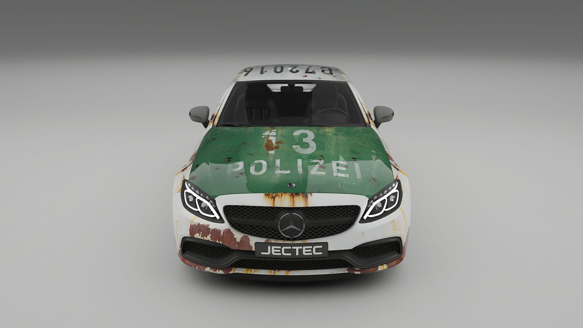 Mercedes C63 AMG W205 Coupe COBRA 11 – Designad Wrap PPF-sats i utskrivbar polyuretanfilm