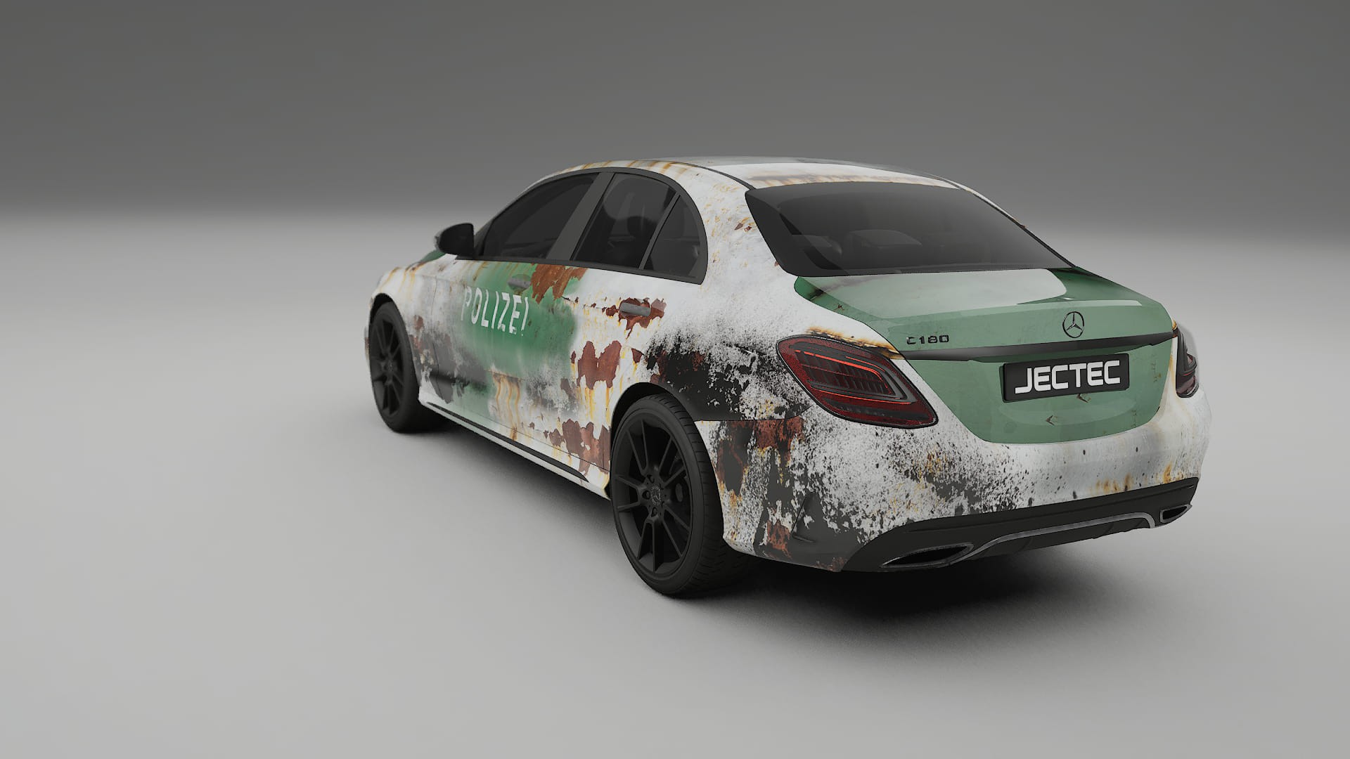 Mercedes C-class W205 AMG sedan COBRA 11 – Designad Wrap PPF-sats i utskrivbar polyuretanfilm
