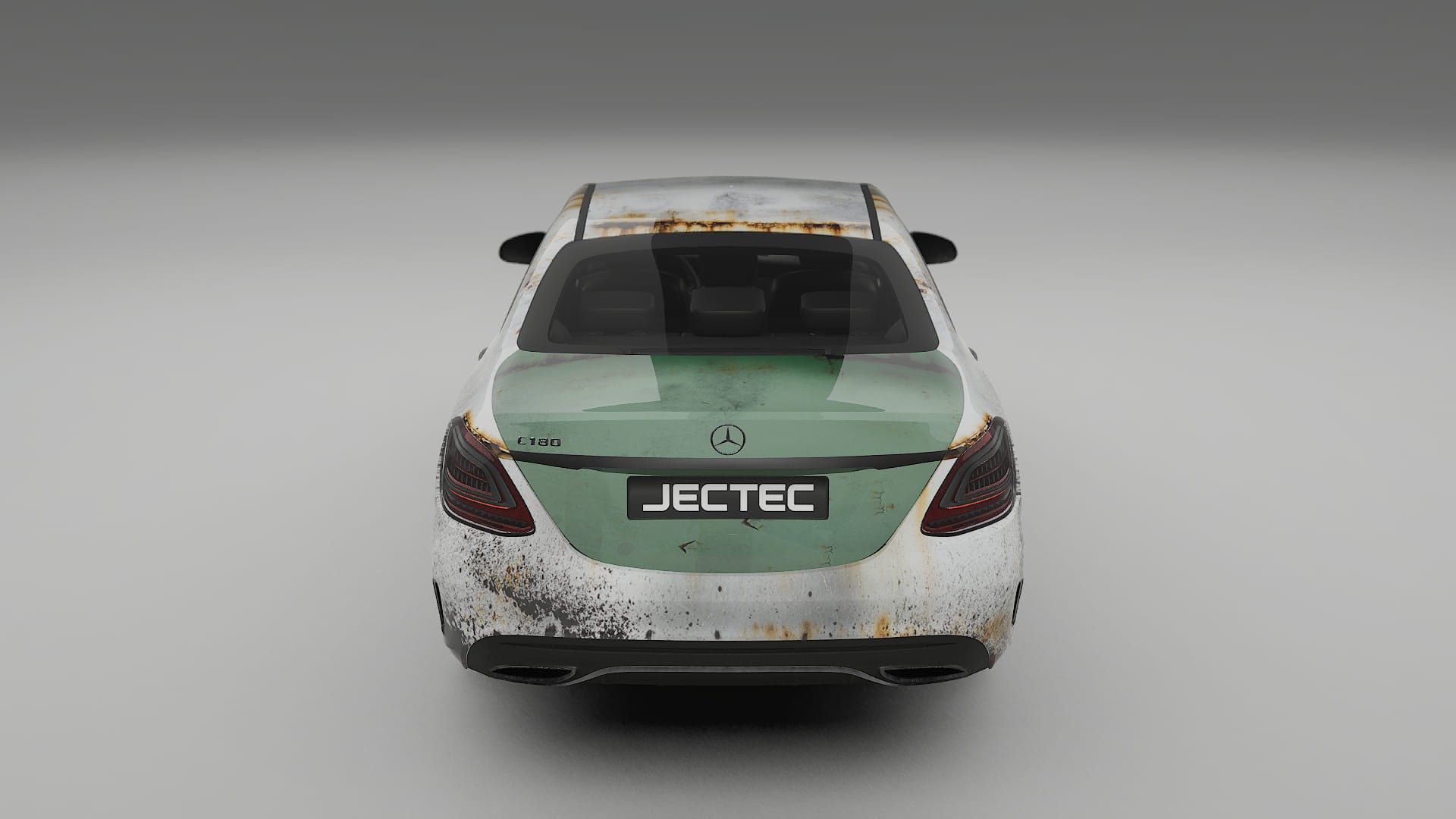 Mercedes C-class W205 AMG sedan COBRA 11 – Designad Wrap PPF-sats i utskrivbar polyuretanfilm